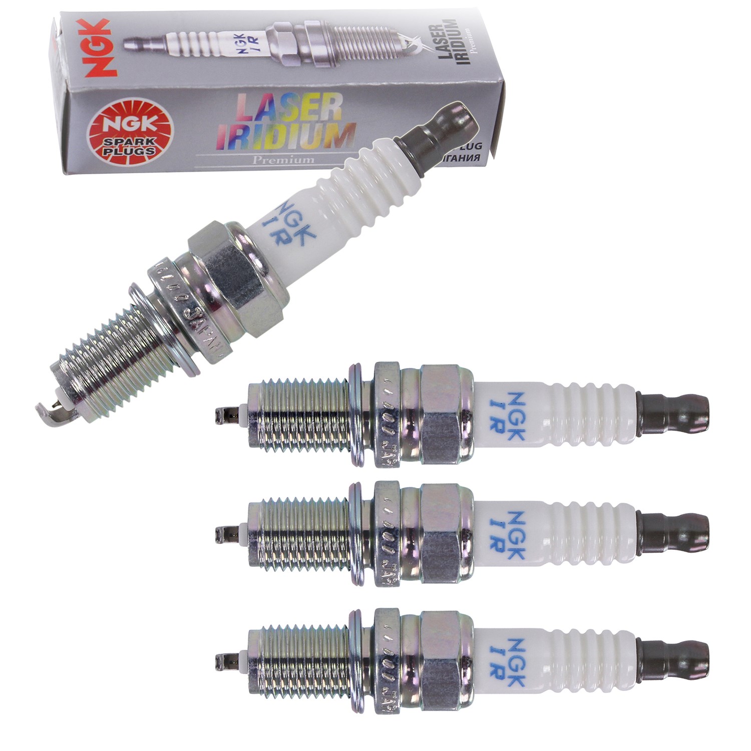 Ngk 4x Zündkerze [Hersteller-Nr. 93311] für Jeep, Fiat, Lancia, Opel, Abarth, Alfa Romeo