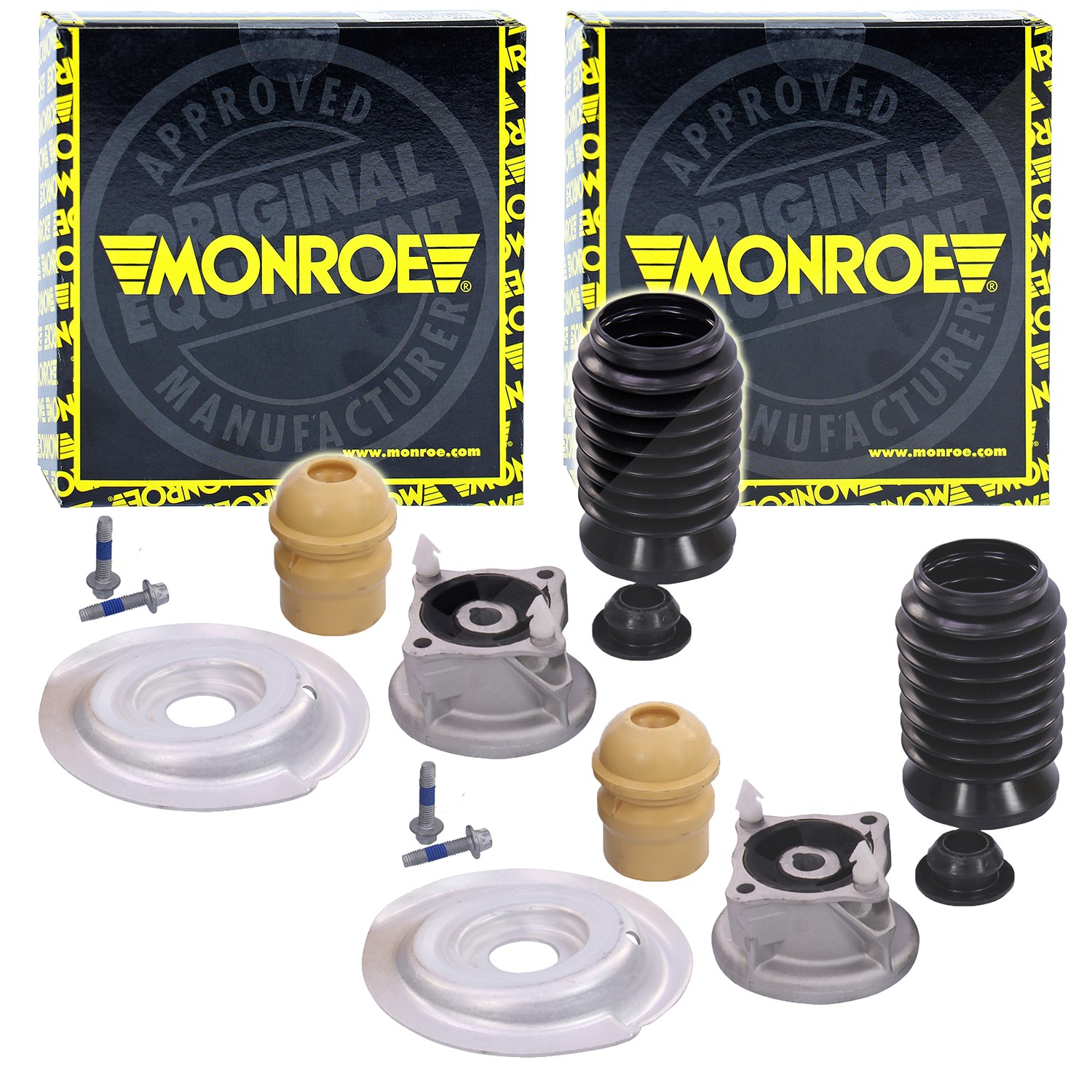 Monroe 2x Federbeinstützlager Vorderachse [Hersteller-Nr. MK150] für Mercedes-Benz
