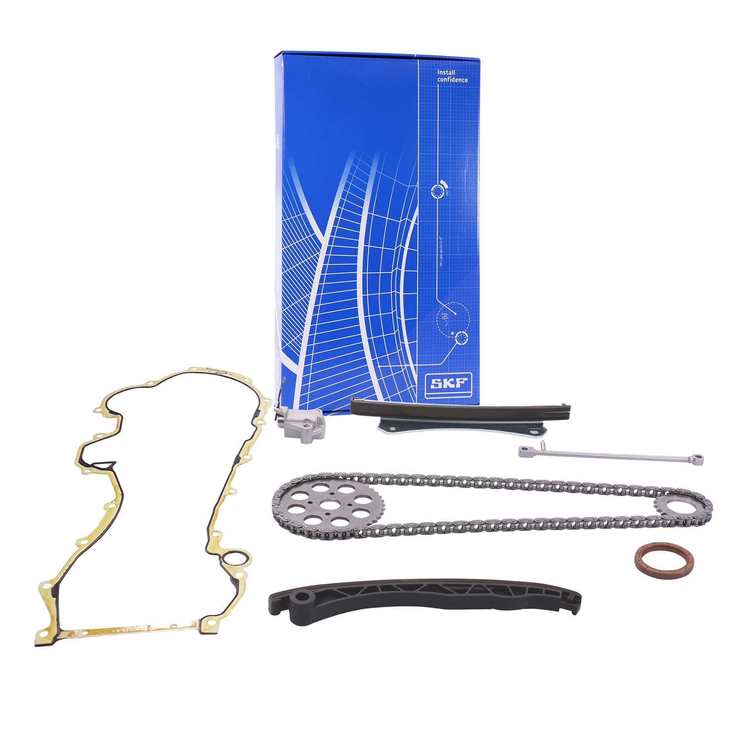 Skf Steuerkettensatz [Hersteller-Nr. VKML82000] für Citroën, Chevrolet, Lancia, Vauxhall, Fiat, Peugeot, Suzuki, Ford, Opel, Alfa Romeo