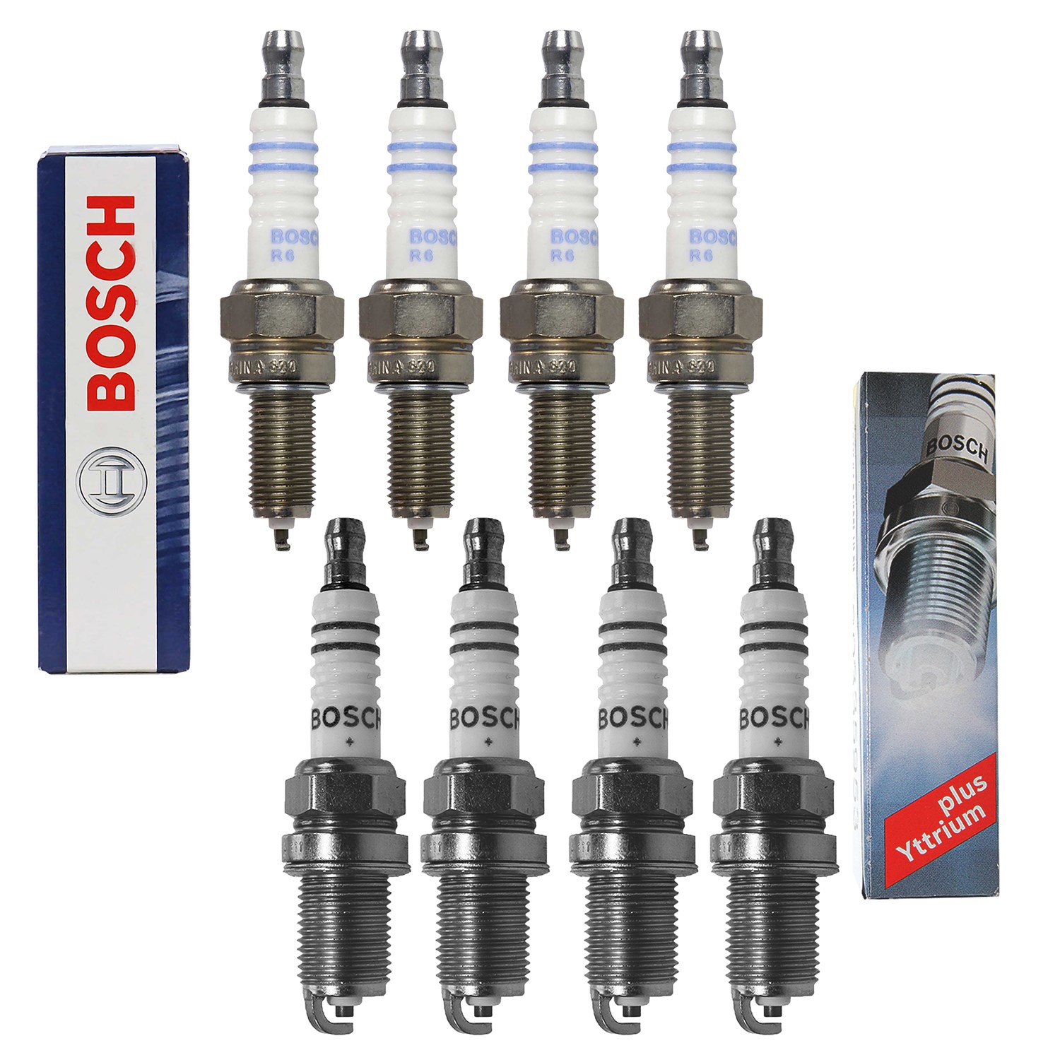 Bosch 8x Zündkerze [Hersteller-Nr. 31294234] für Alfa Romeo