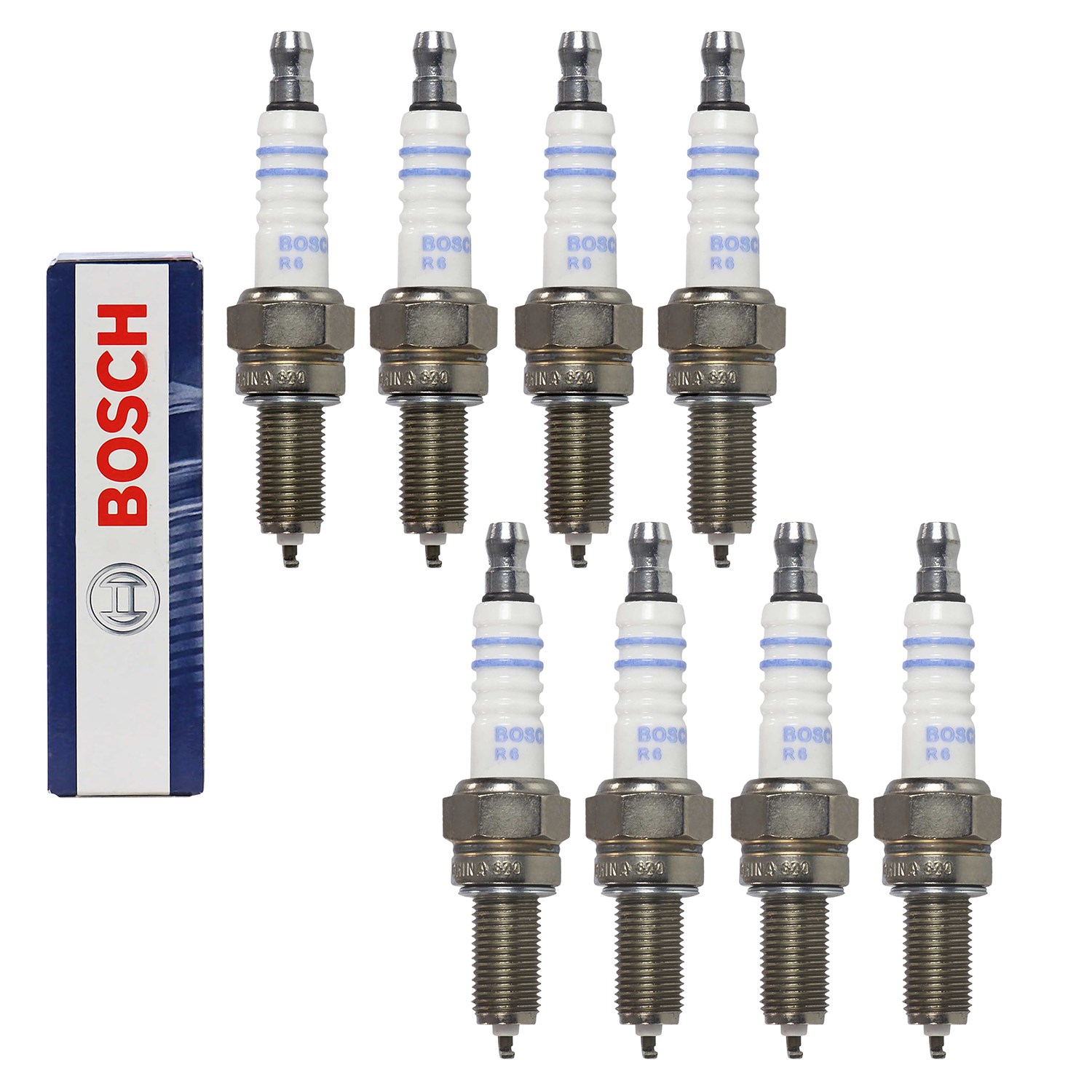 Bosch 8x Zündkerze [Hersteller-Nr. 0242040502] für Ferrari