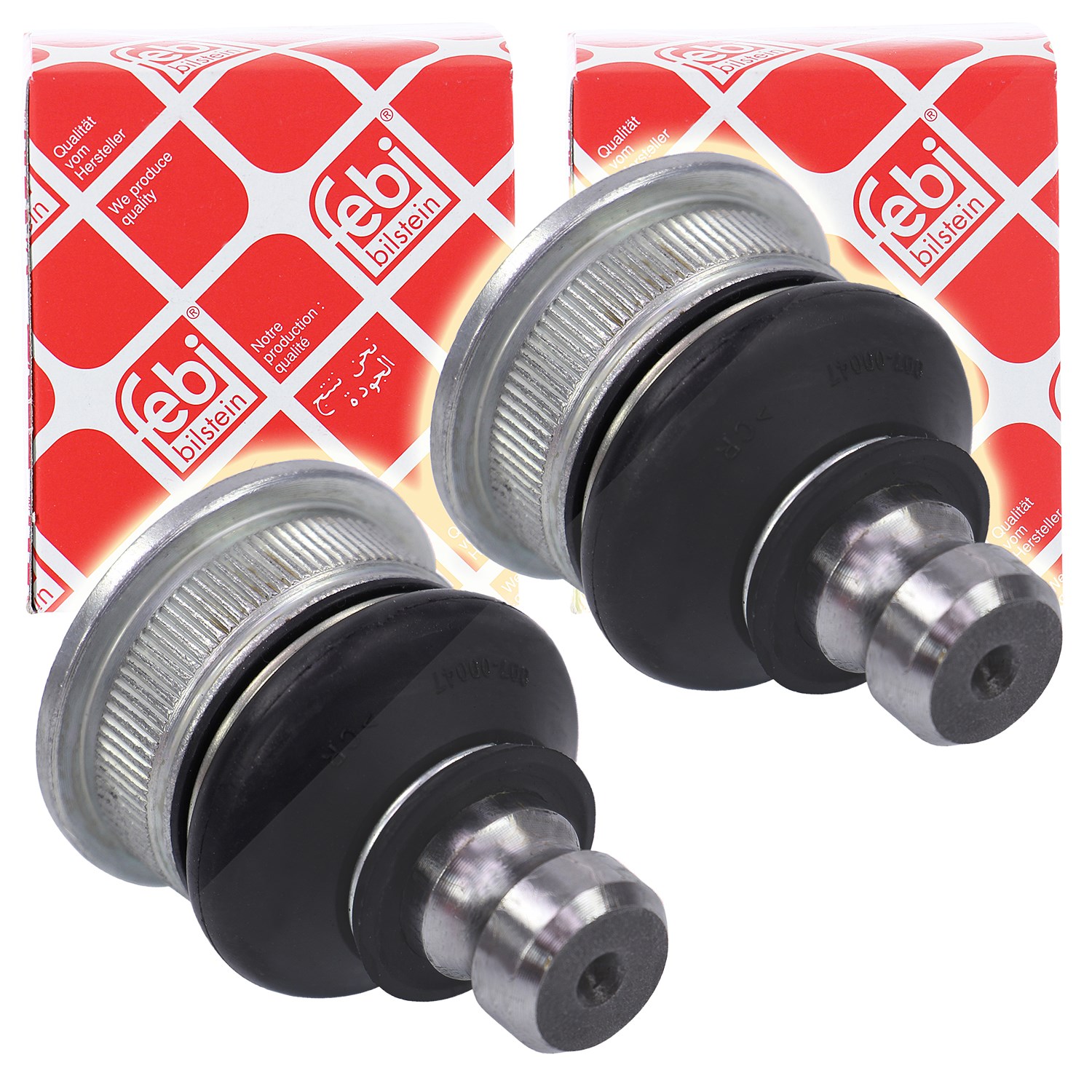 Febi Bilstein 2x Trag-/Führungsgelenk Vorne unten [Hersteller-Nr. 23996] für Renault, Dacia