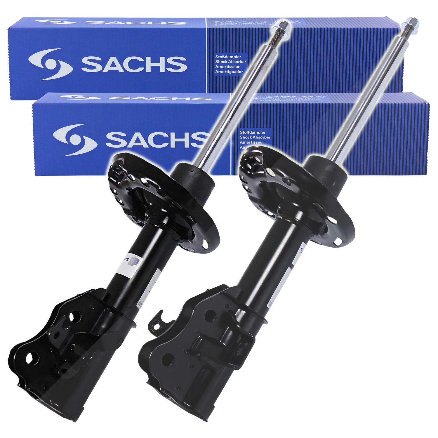 Sachs 2x Stoßdämpfer Vorderachse Gasdruck [Hersteller-Nr. 31301520] für Honda