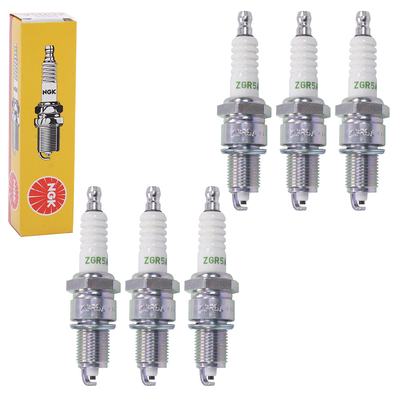 Ngk 6x Zündkerze 5839 [Hersteller-Nr. 5839] für BMW