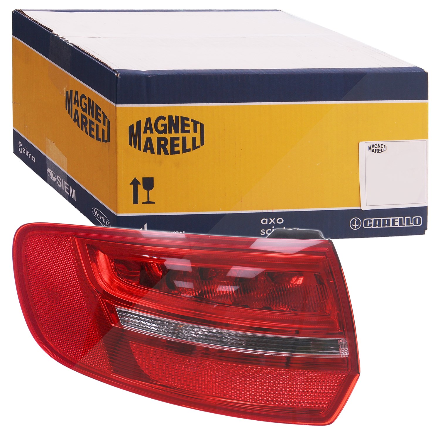 Magneti Marelli Heckleuchte LED links außen mit Lampenträger [Hersteller-Nr. 714021930702] für Audi