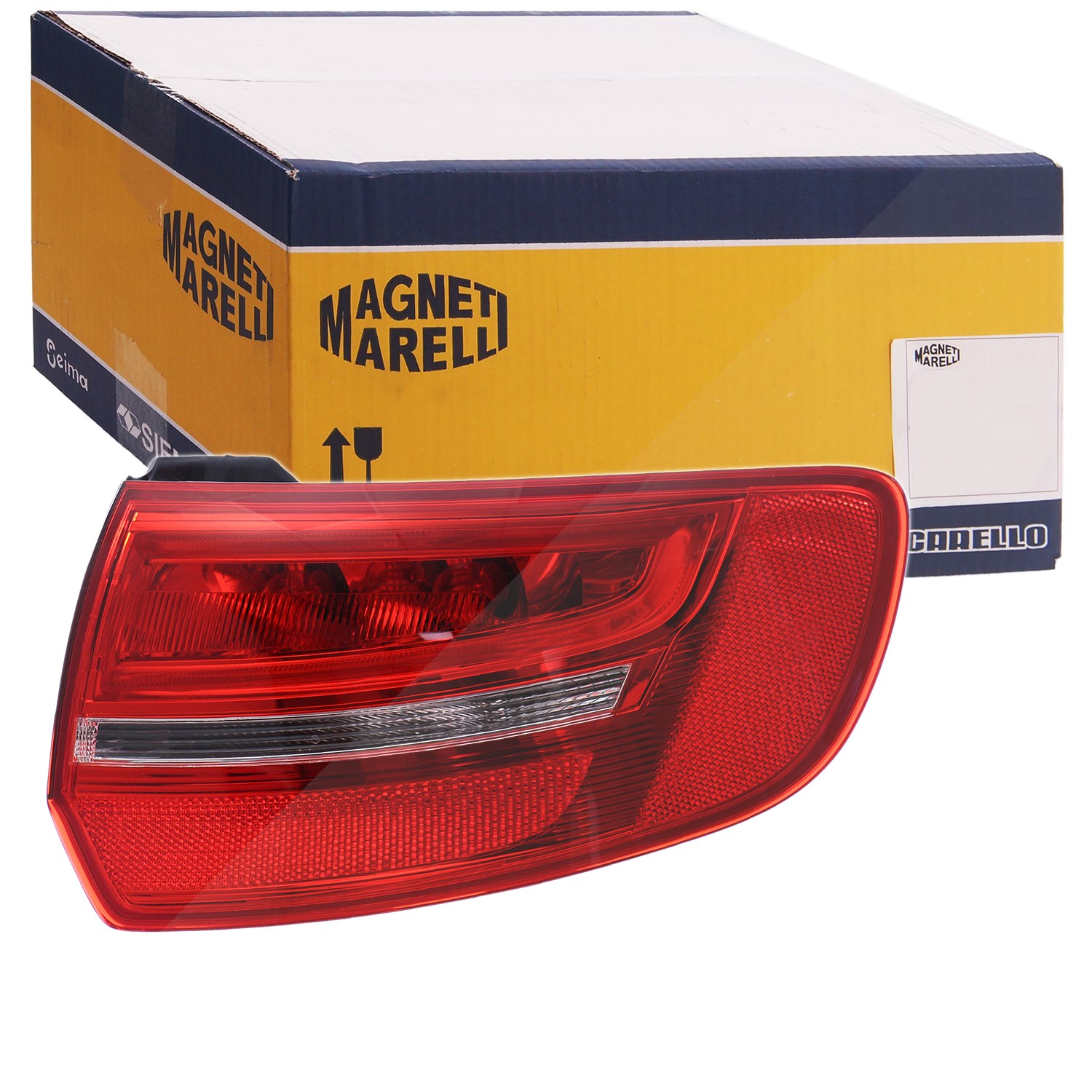 Magneti Marelli Heckleuchte LED rechts außen mit Lampenträger [Hersteller-Nr. 714021930802] für Audi