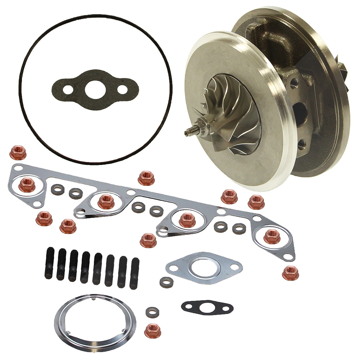 Bestprice Rumpfgruppe Turbolader + Montagesatz [Hersteller-Nr. 10651425] für Seat, Skoda, VW, Audi