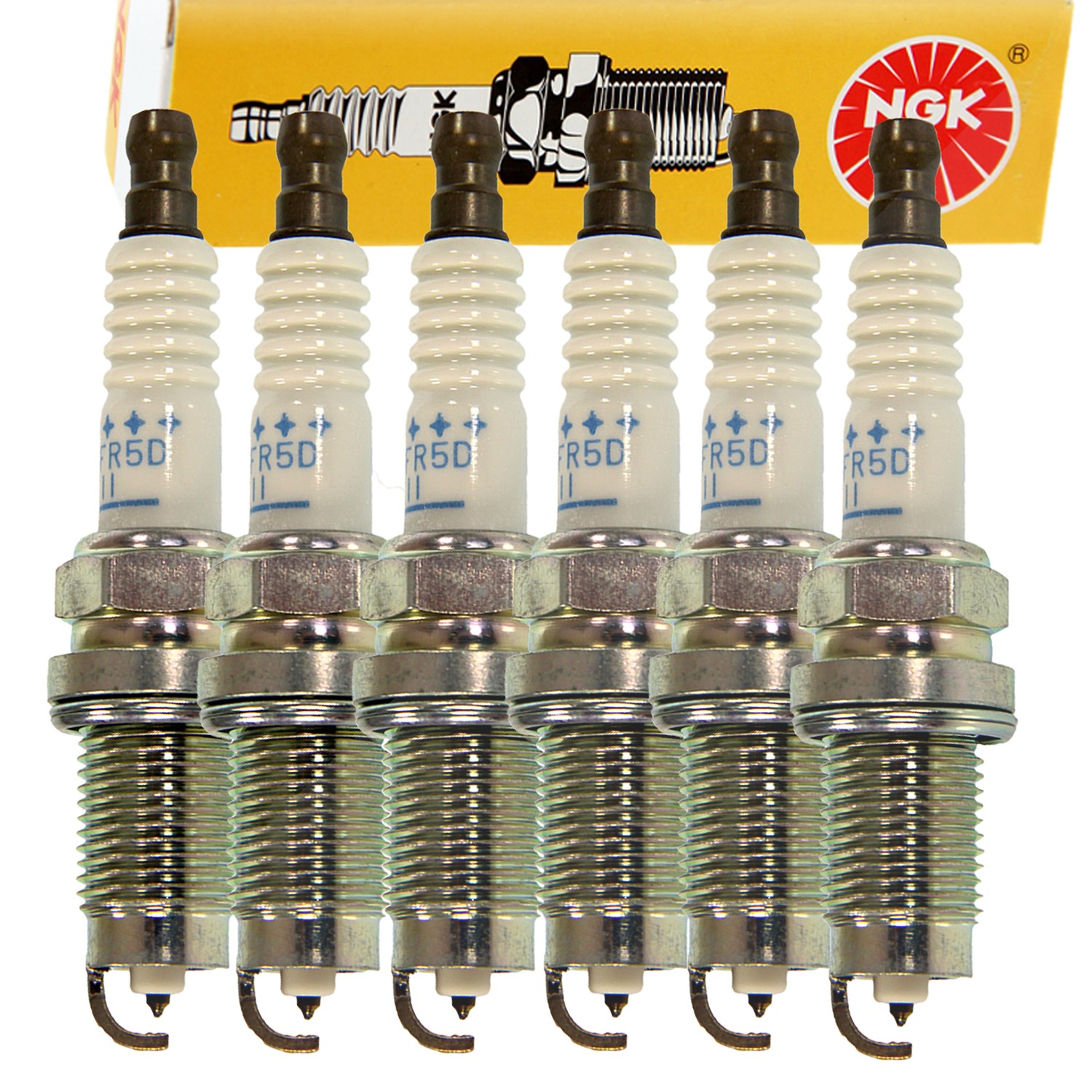 Ngk 6x Zündkerze [Hersteller-Nr. 1664] für Ford, Seat, VW