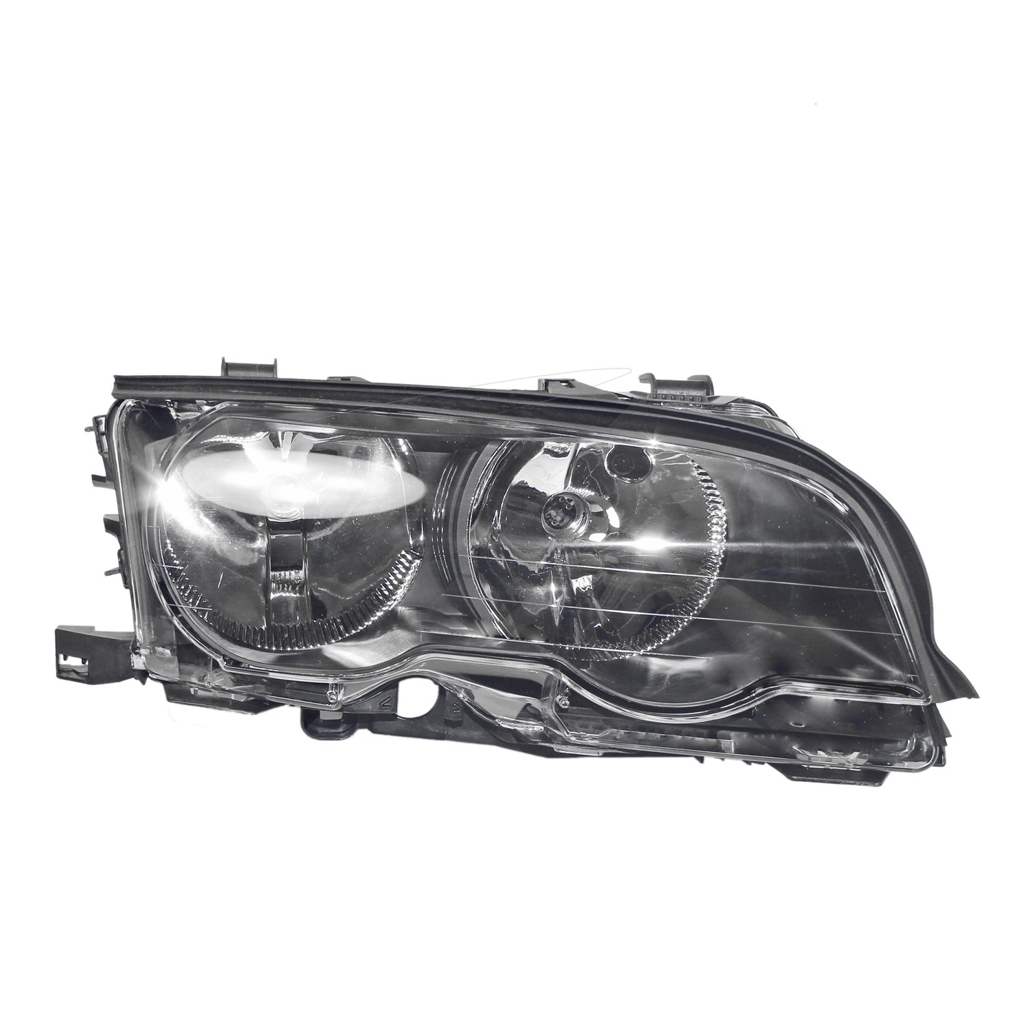 Bestprice Scheinwerfer H7/H7, schwarz, galsklar, elektr. LWR [Hersteller-Nr. 31474856] für BMW