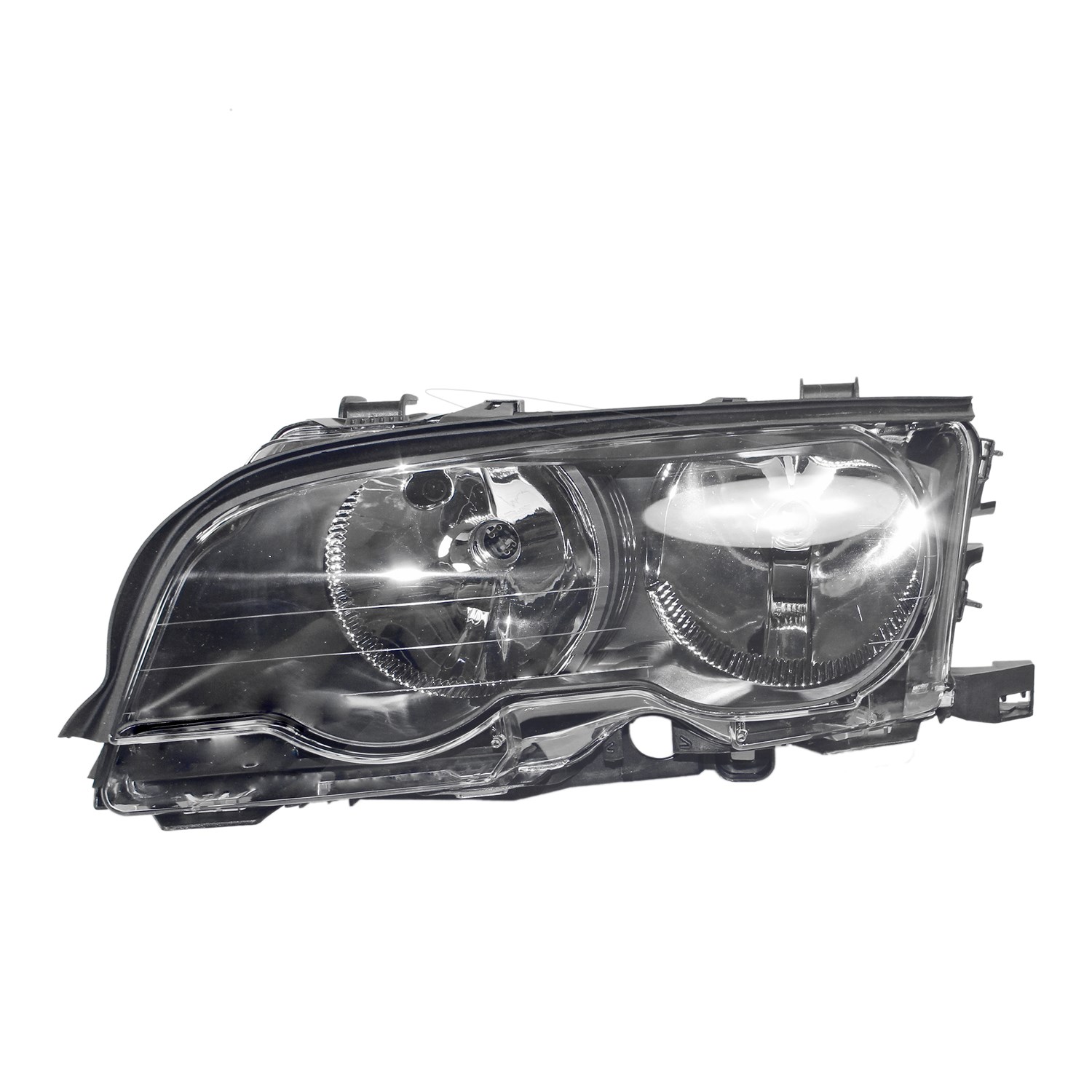 Bestprice Scheinwerfer H7/H7, schwarz, glasklar, elektr. LWR [Hersteller-Nr. 31474857] für BMW