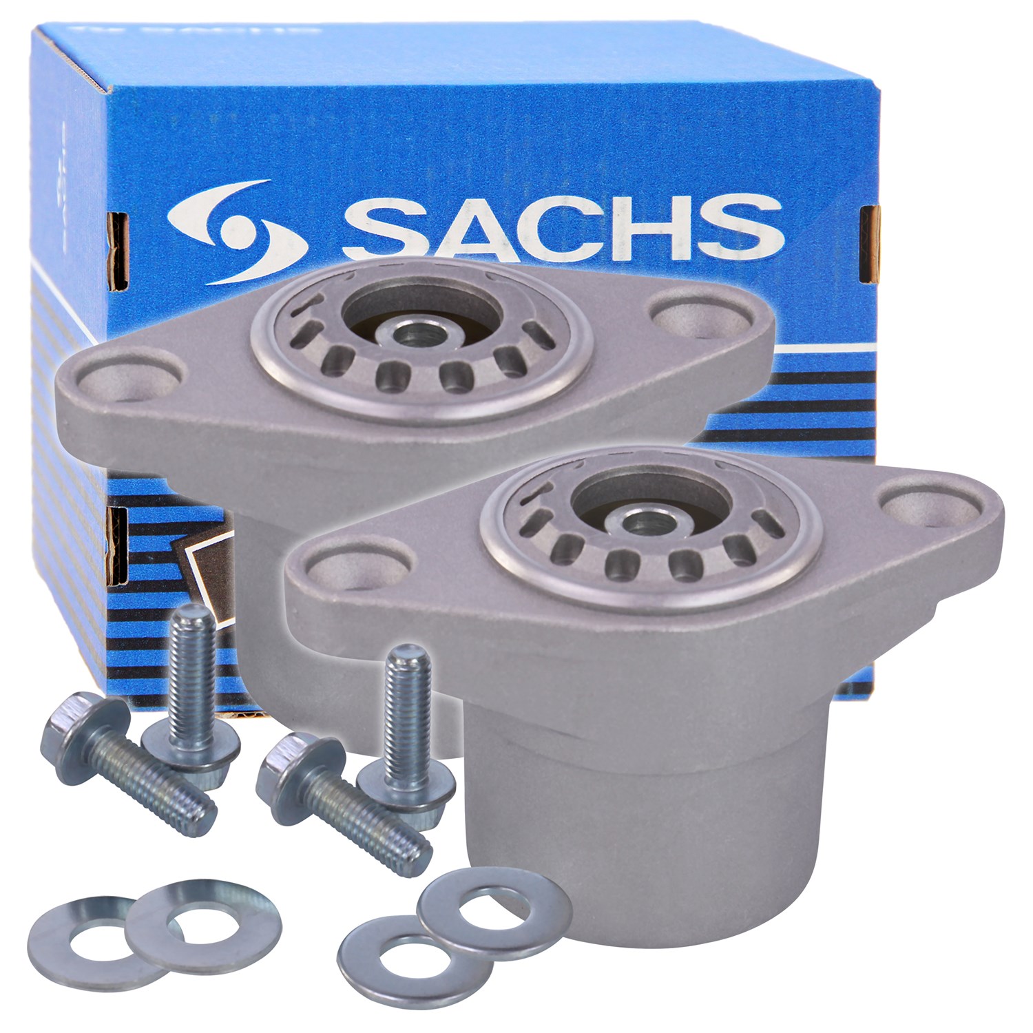 Sachs 2x Domlager hinten [Hersteller-Nr. 803118] für VW, Skoda