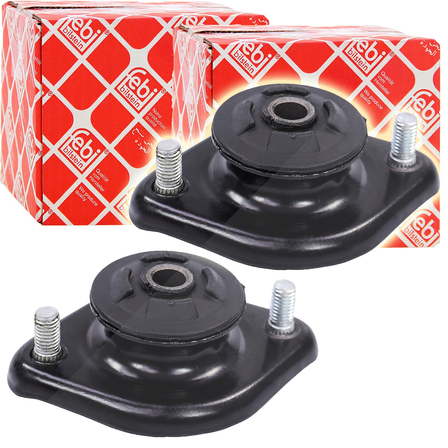 Febi Bilstein 2x Domlager hinten [Hersteller-Nr. 01967] für BMW