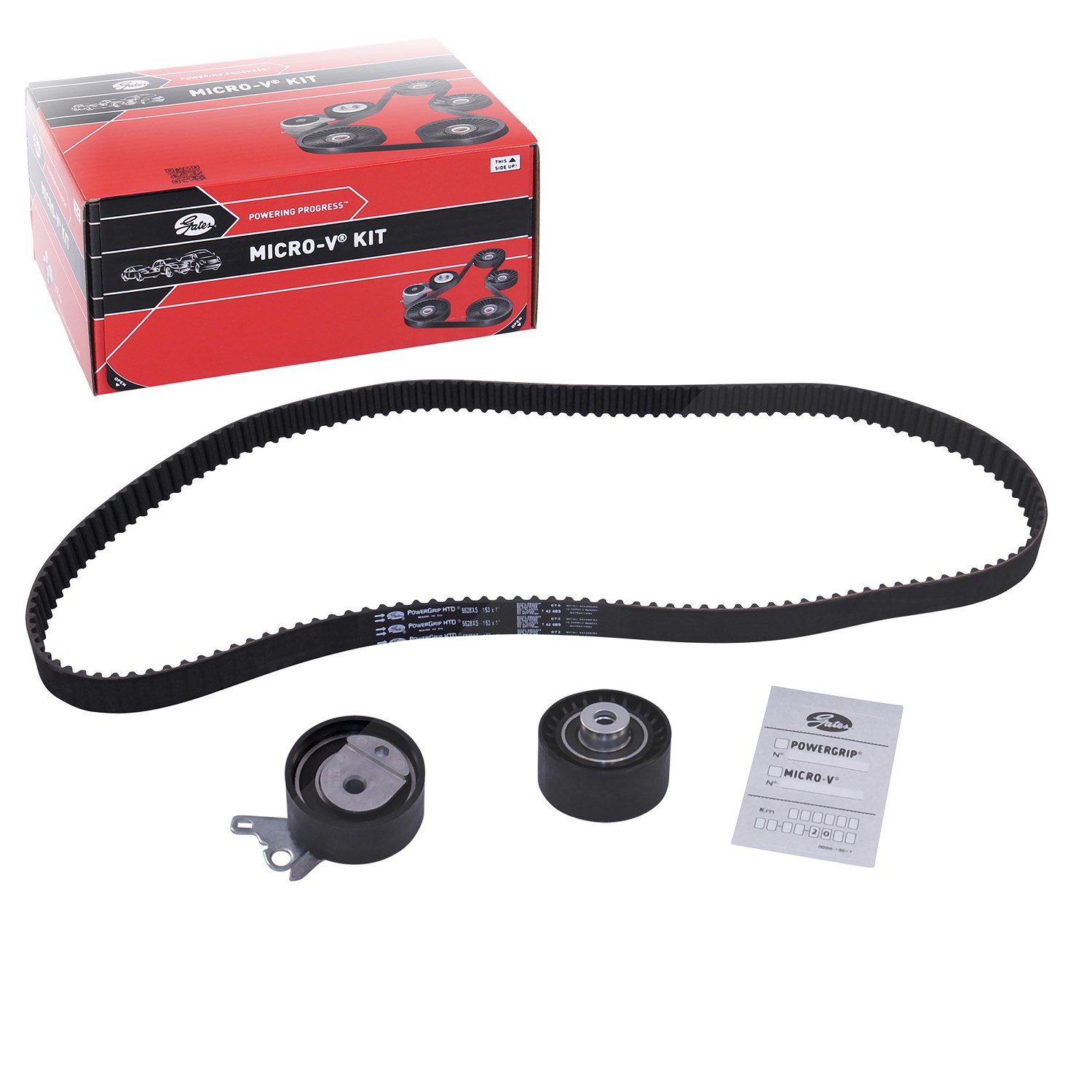 Gates Zahnriemensatz [Hersteller-Nr. K015528XS] für Fiat, Citroën, Pgo, Lancia, Peugeot