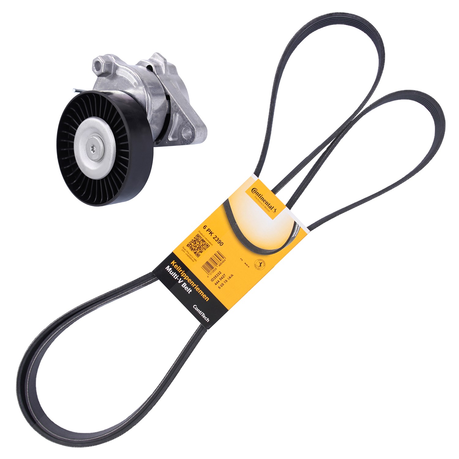 Continental Ctam Satz Keilrippenriemen +Riemenspanner [Hersteller-Nr. 34005399] für Mercedes-Benz