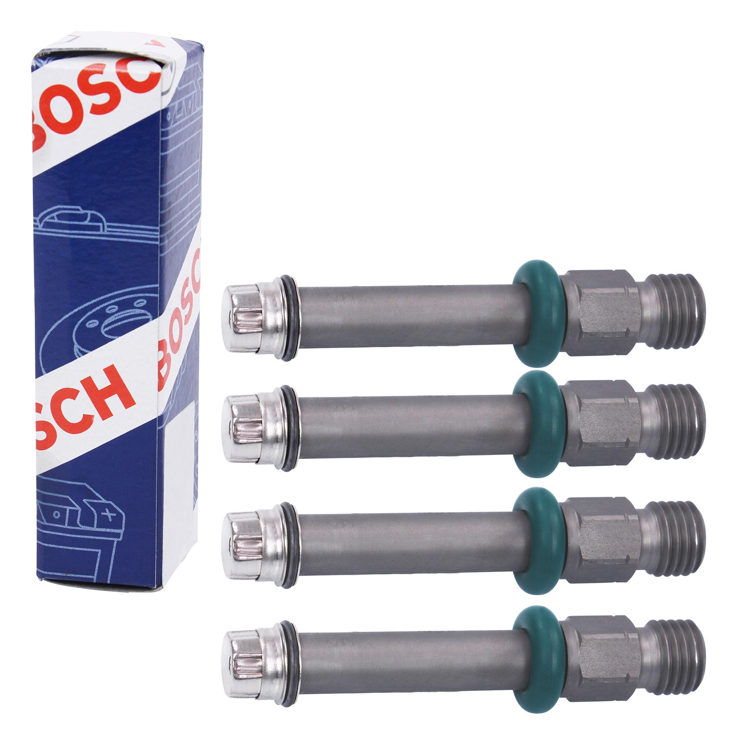 Bosch 4x Einspritzventil [Hersteller-Nr. 0437502045] für VW, Seat, Audi