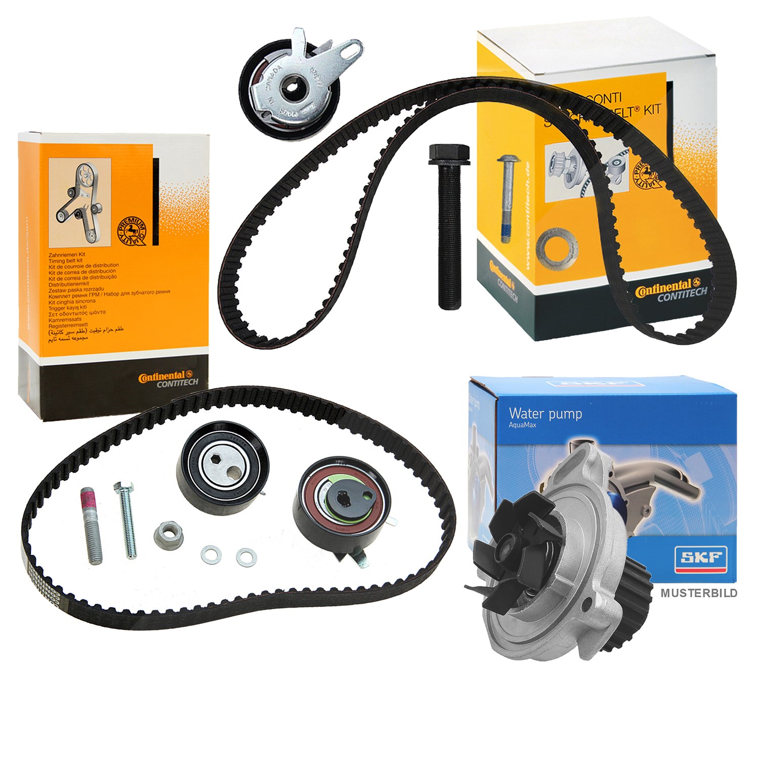 Continental Ctam Satz CONTITECH Zahnriemensatz +SKF Wasserpumpe [Hersteller-Nr. 34005580] für VW