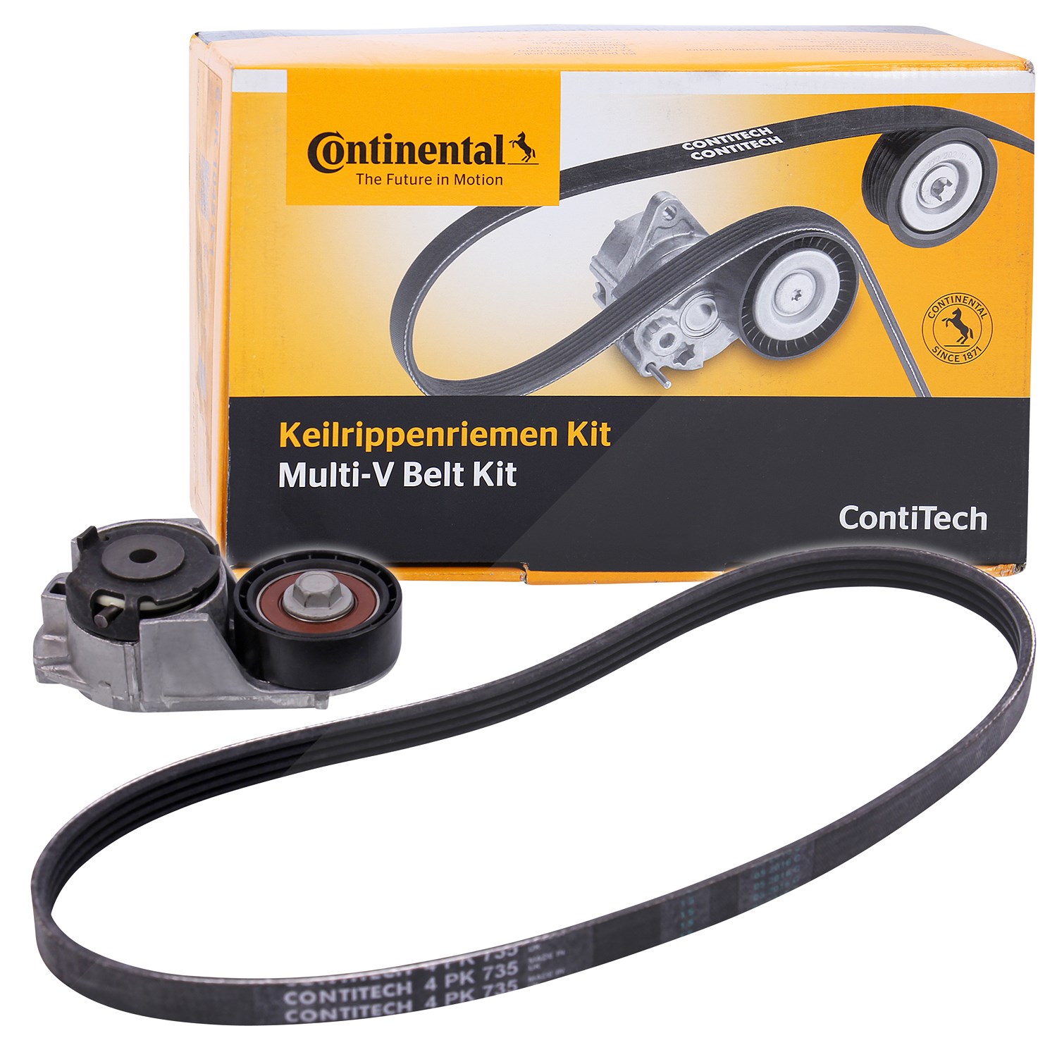 Continental Ctam Keilrippenriemensatz [Hersteller-Nr. 4PK735K1] für Ford, Jaguar
