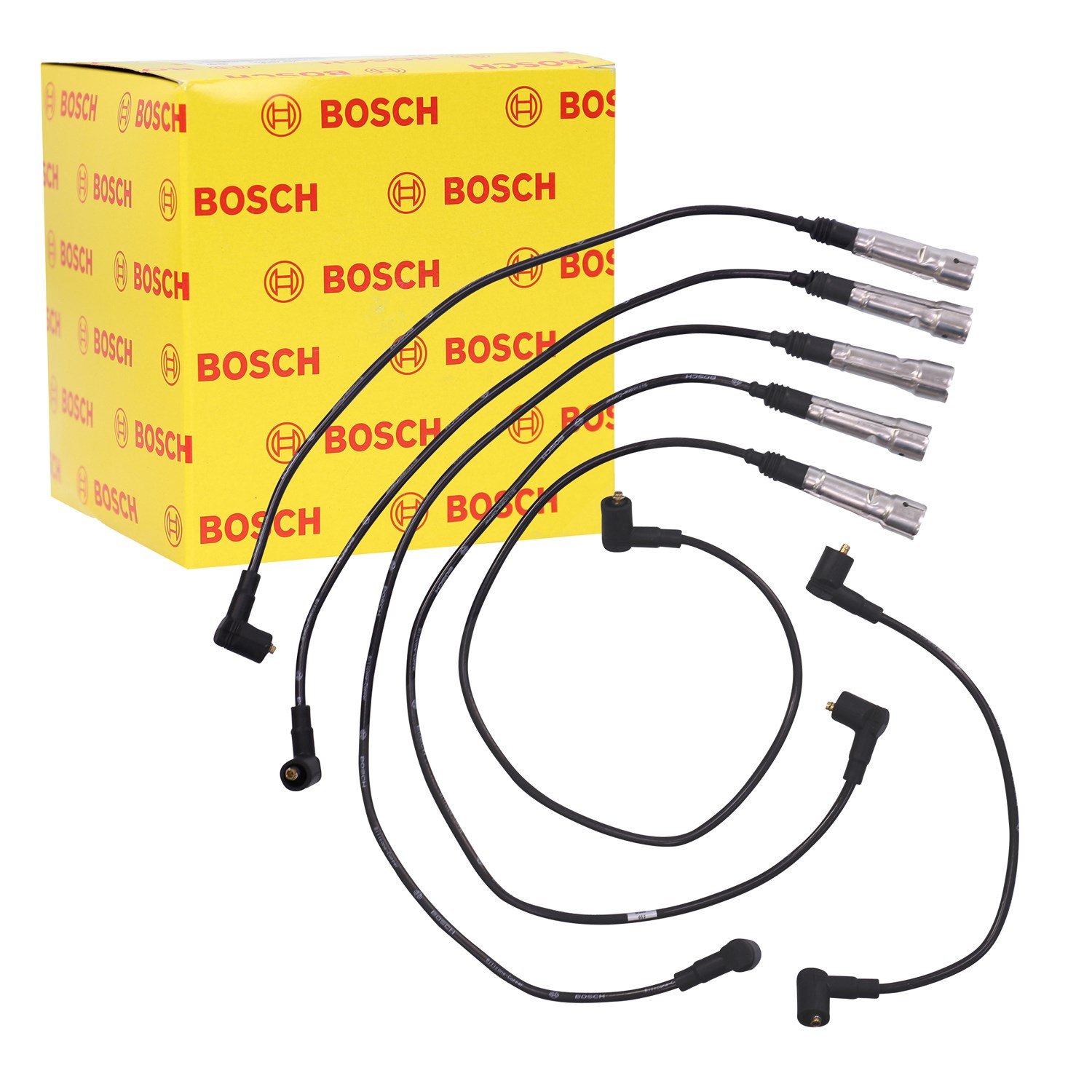 Bosch Zündleitungssatz 6-teilig [Hersteller-Nr. 0986356340] für VW, Audi