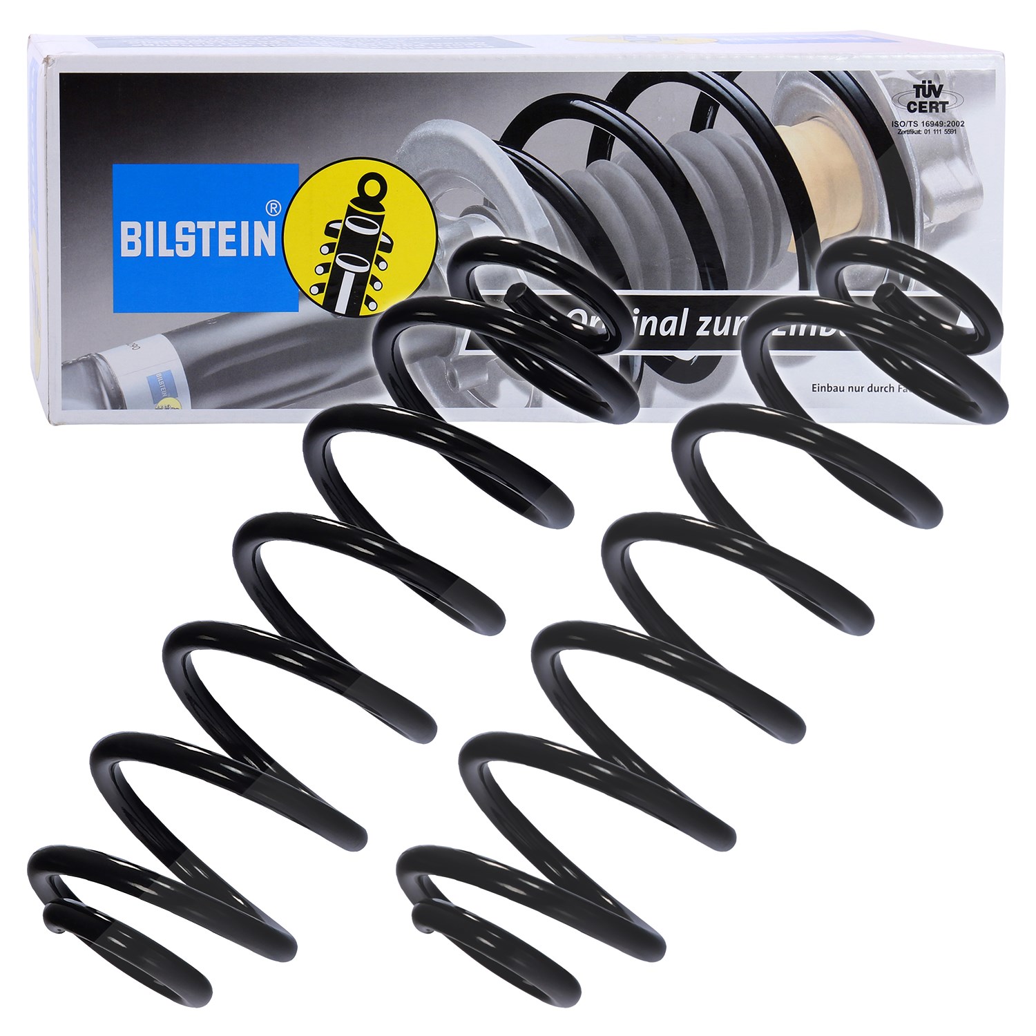 Bilstein 2x Fahrwerksfeder hinten [Hersteller-Nr. 36-199662] für Skoda, Seat, VW