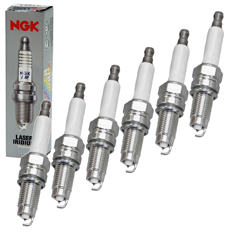 Ngk 6x Zündkerze [Hersteller-Nr. 7563] für Porsche, VW, Audi