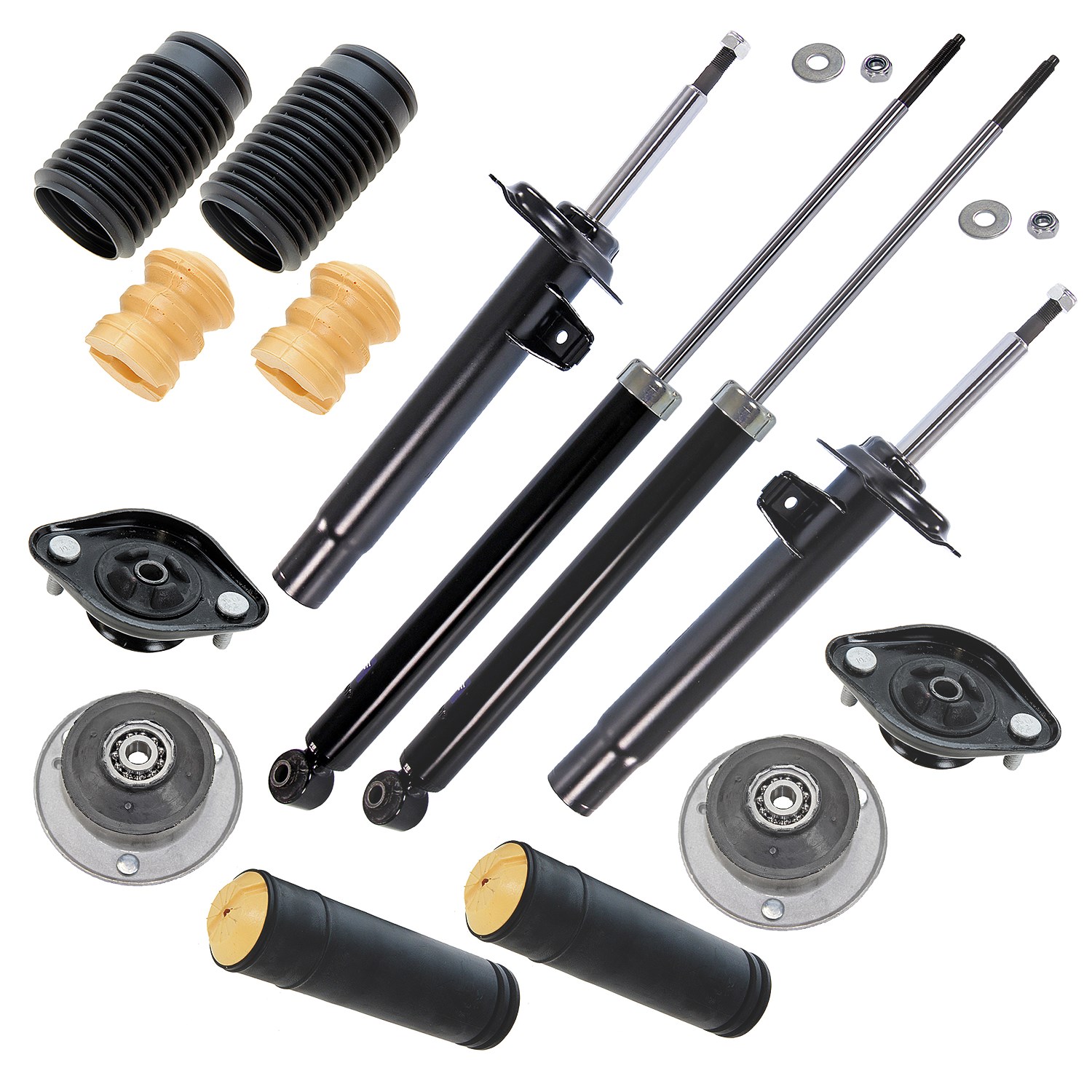 Bestprice 4x Gasdruck Stossdämpfer vorne hinten [Hersteller-Nr. 10701655] für BMW