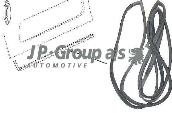 Jp Group Türdichtung [Hersteller-Nr. 1185750100] für VW