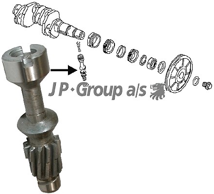 Jp Group Ritzel, Zündverteiler [Hersteller-Nr. 8110451406] für VW