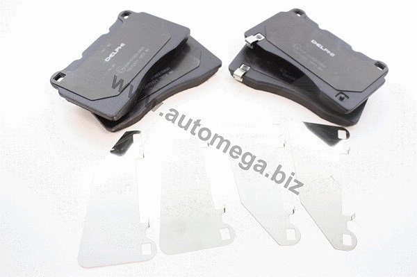 Automega Bremsbeläge vorne (Satz) [Hersteller-Nr. 120072920] für Mitsubishi, Subaru, Saab, Opel