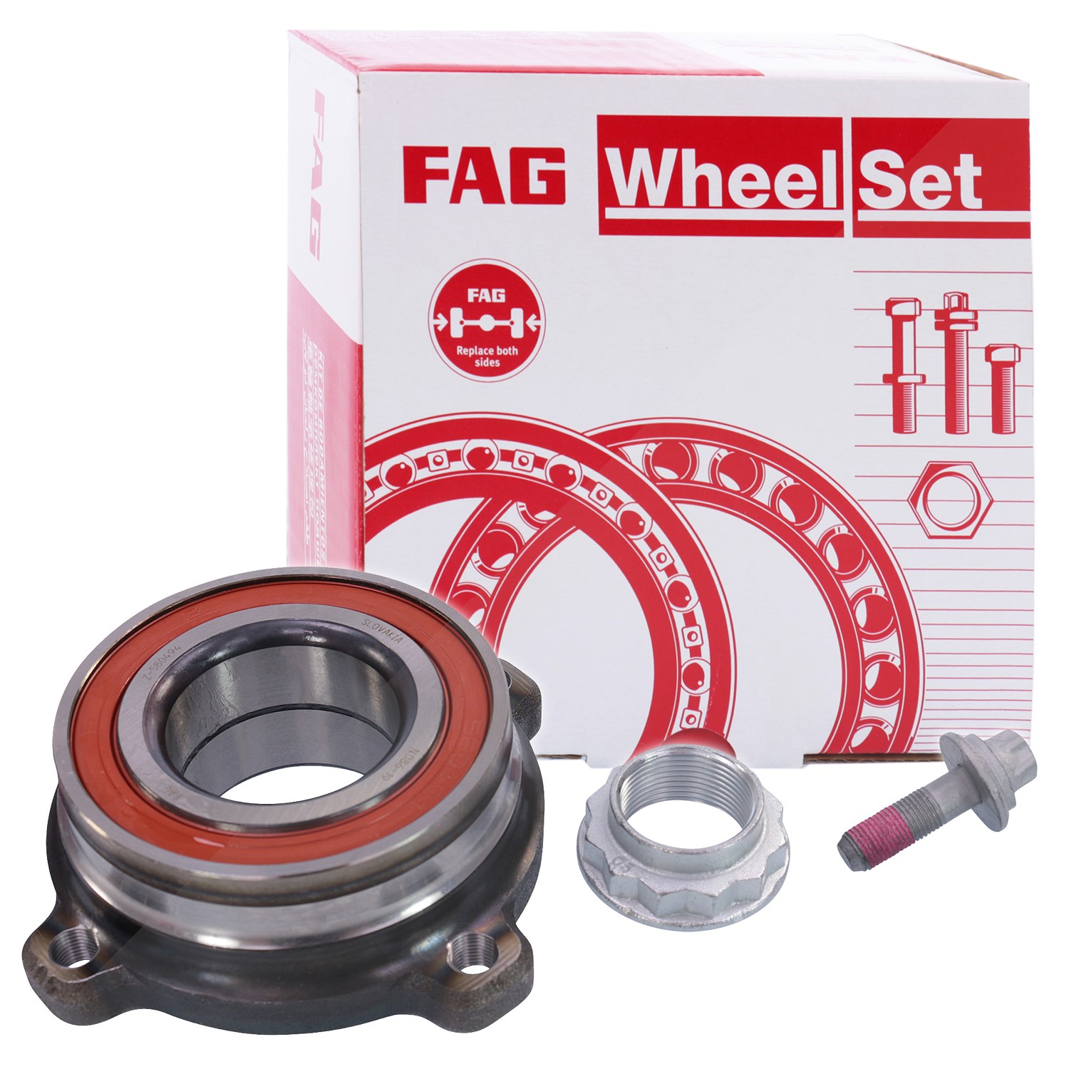 Schaeffler Fag 1x Radlagersatz, hinten [Hersteller-Nr. 713649410] für BMW