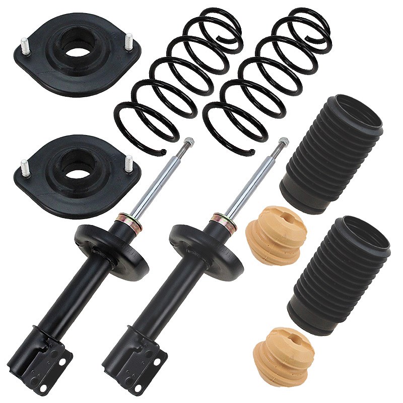 Bestprice 2x Stoßdämpfer+Federn+Domlager+Staubschutz Gas [Hersteller-Nr. 10683303] für Opel