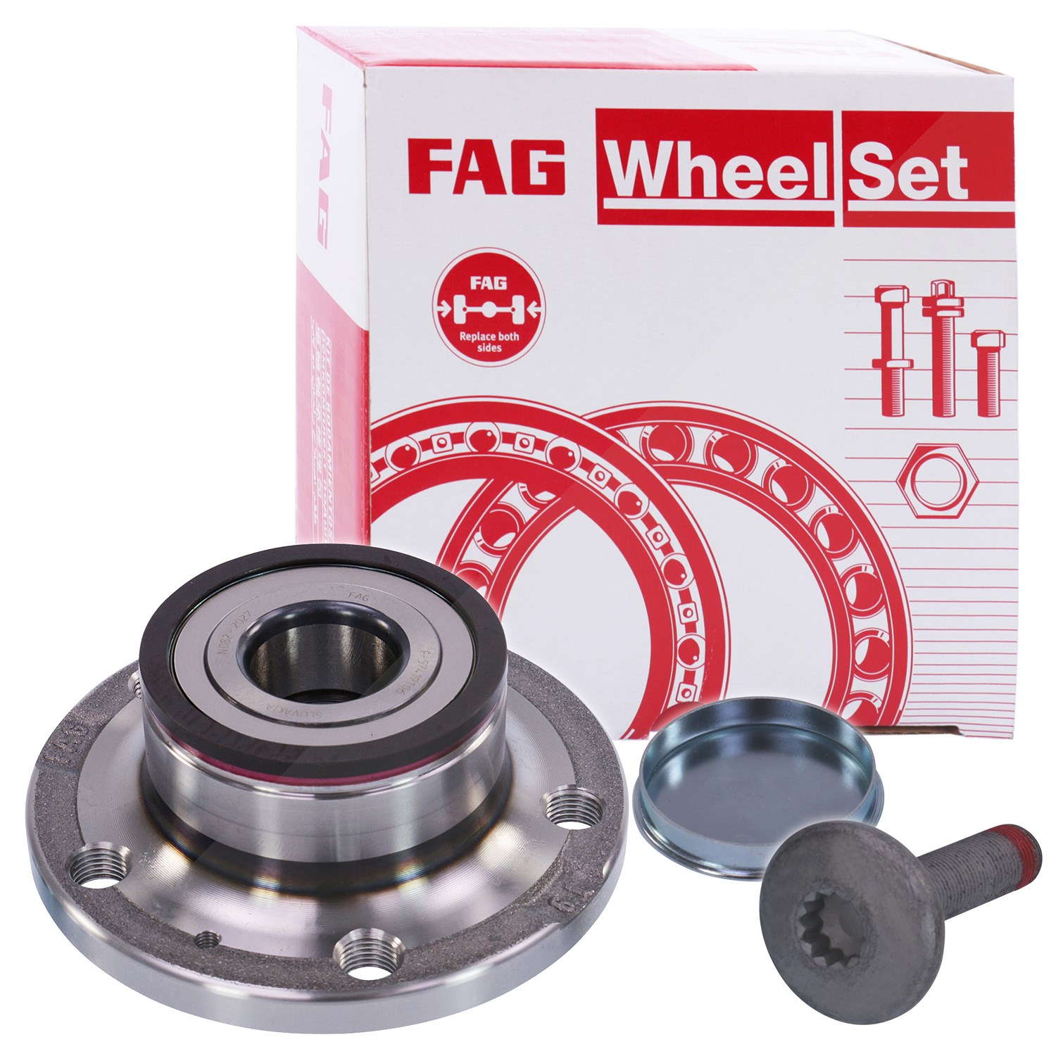 Schaeffler Fag 1x Radlagersatz, hinten [Hersteller-Nr. 713611000] für Seat, Audi, Skoda, VW