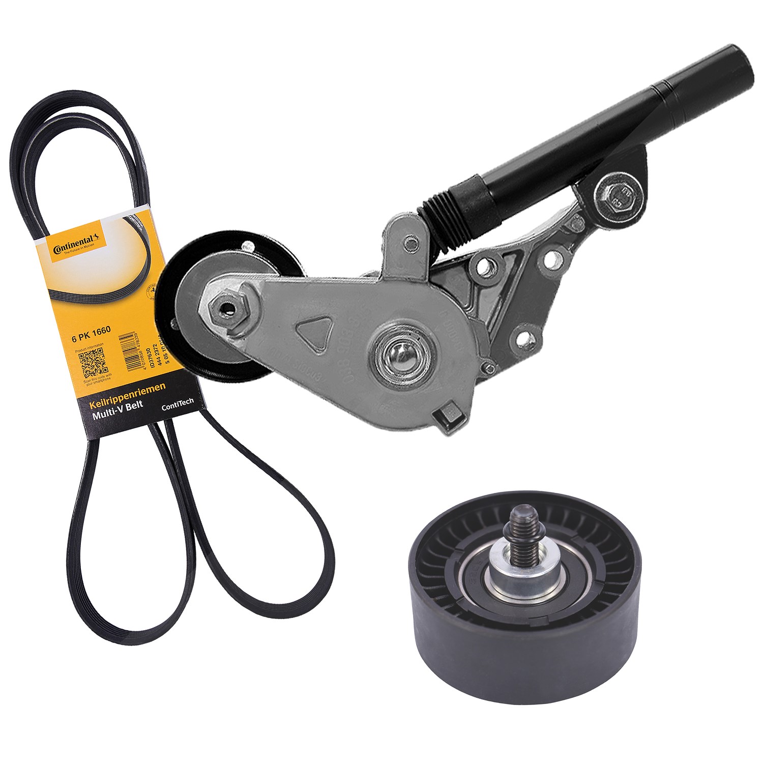 Continental Ctam Keilrippenriemen +BP Riemenspanner [Hersteller-Nr. 34005387] für Skoda, VW, Audi, Seat