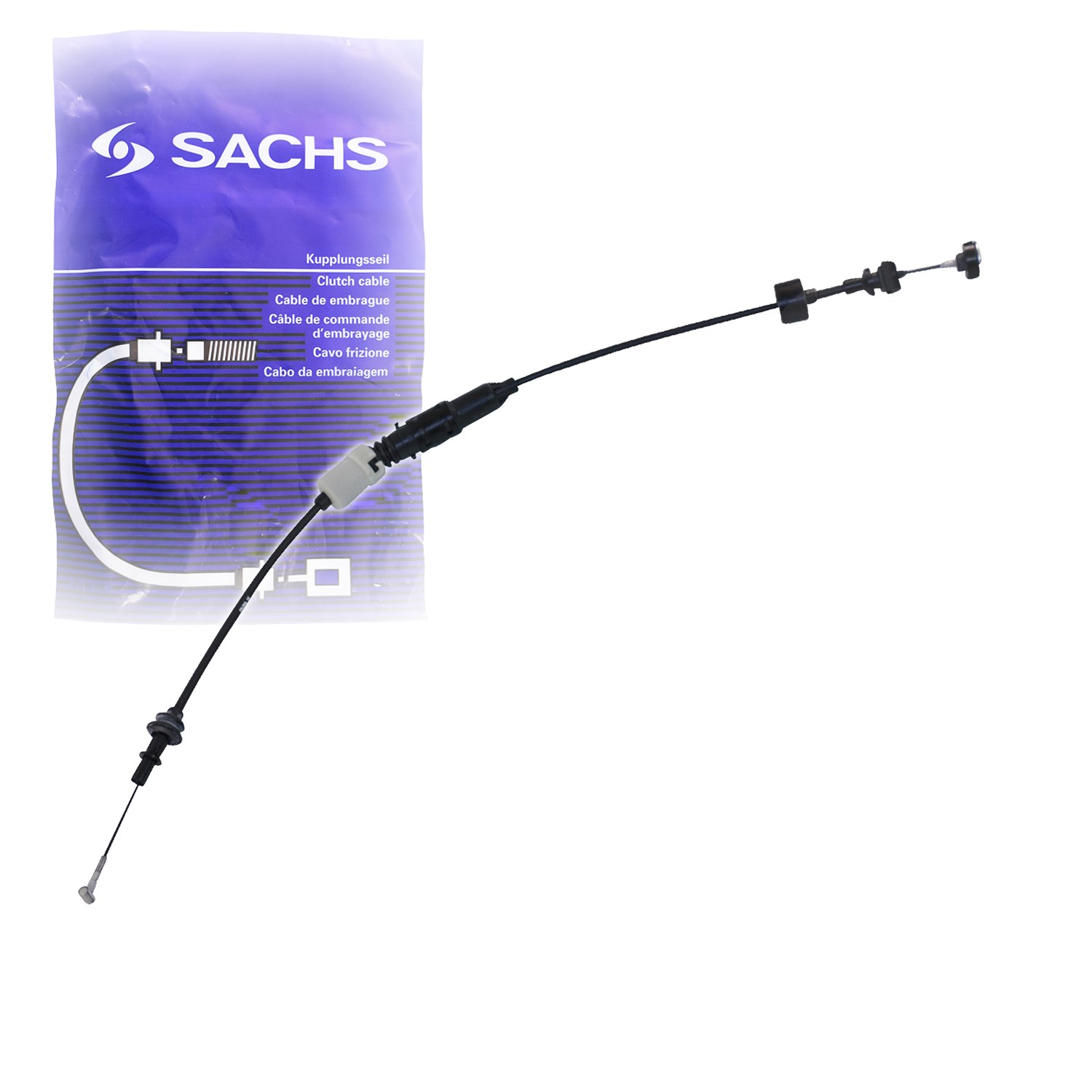 Sachs Seilzug, Kupplungsbetätigung [Hersteller-Nr. 3074003346] für Seat, VW