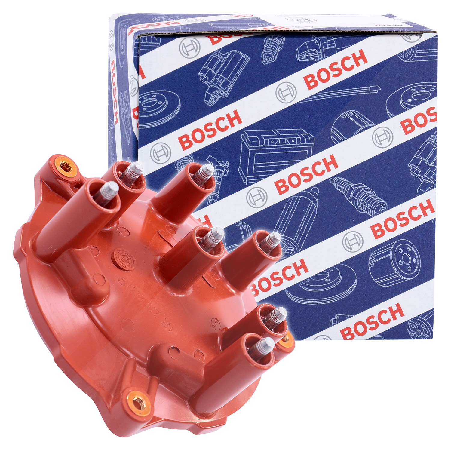 Bosch Zündverteilerkappe [Hersteller-Nr. 1235522384] für Mercedes-Benz