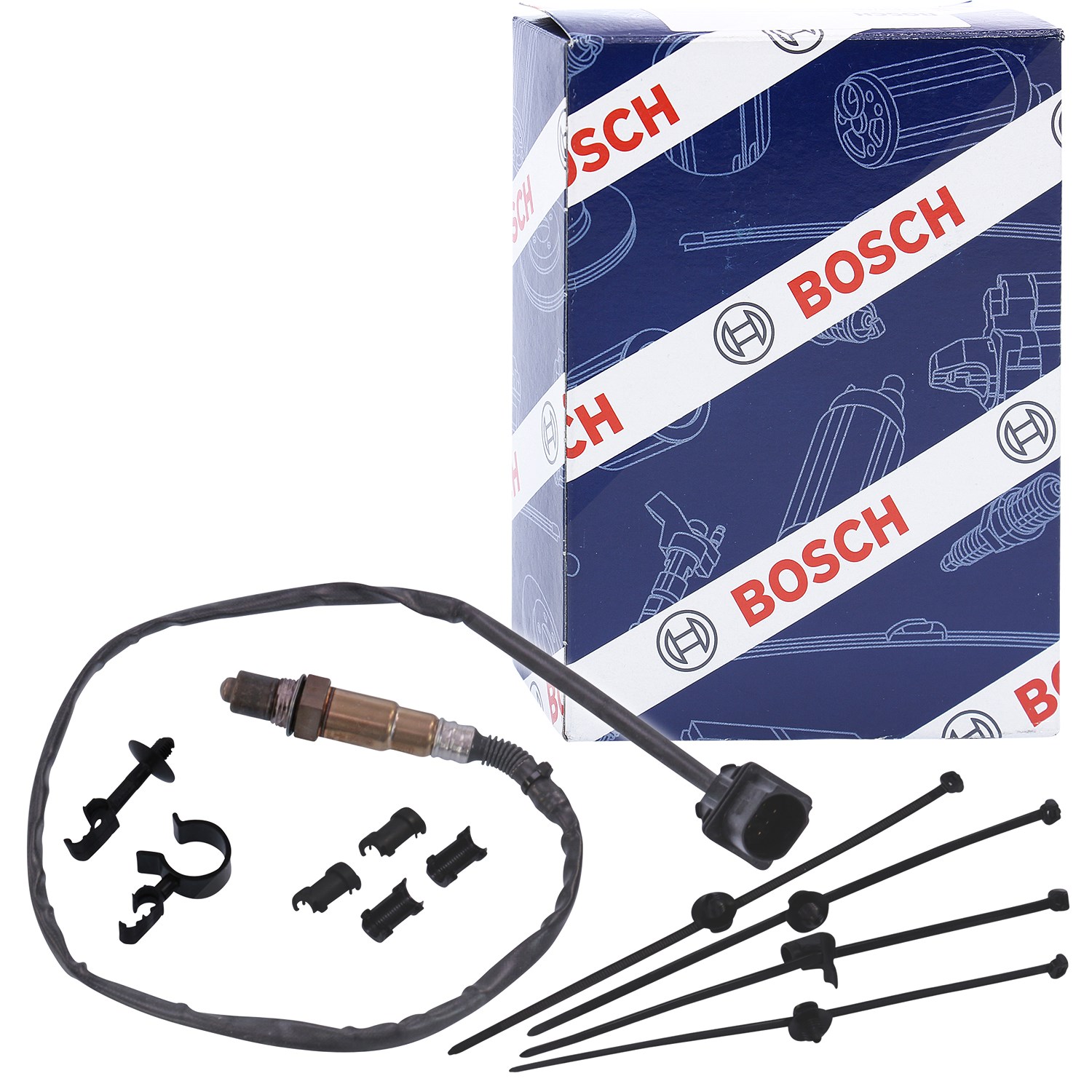 Bosch Lambdasonde [Hersteller-Nr. 0258017178] für Skoda, VW, Porsche, Audi, Seat
