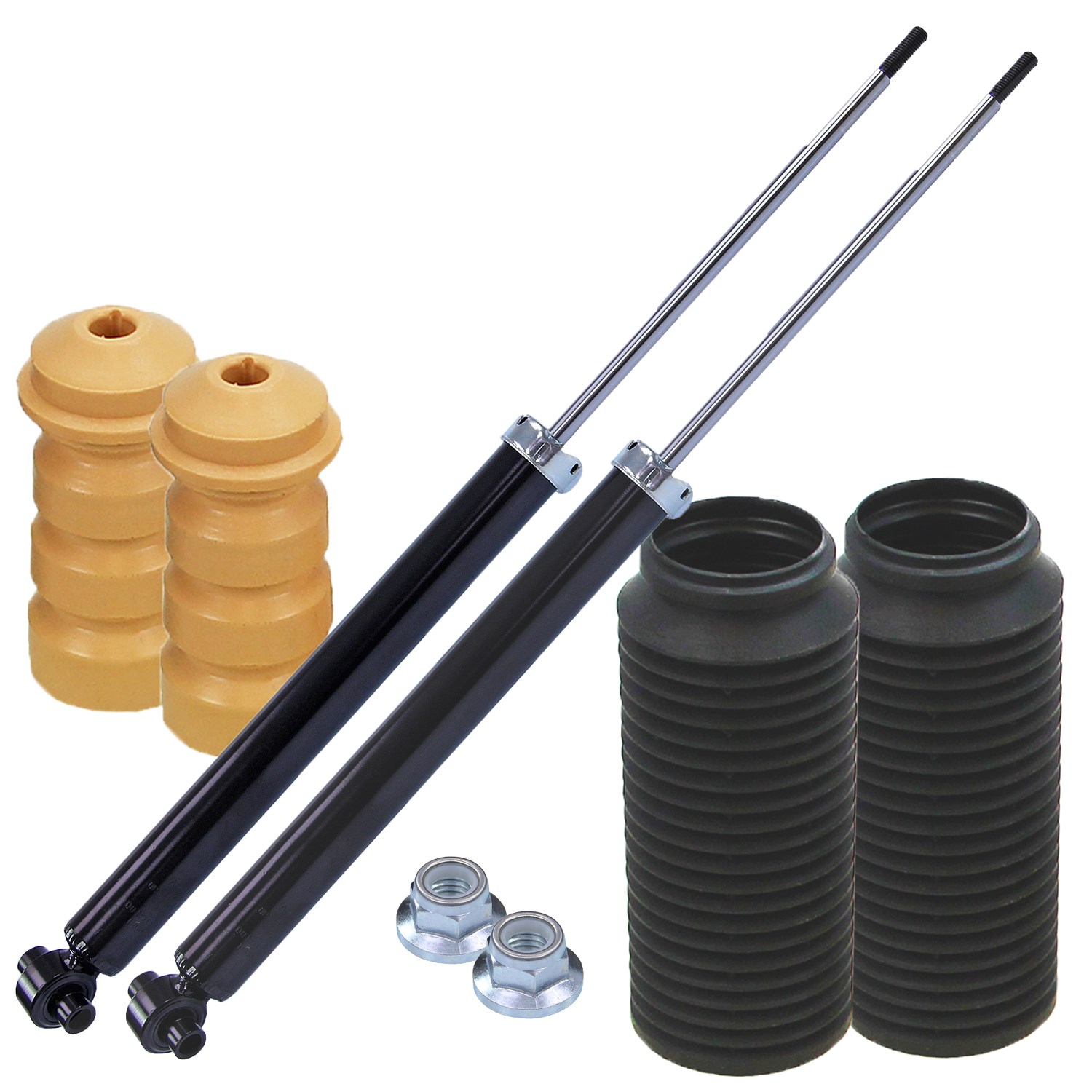 Bestprice Stoßdämpfer Hinterachse Gasdruck + Staubschutz [Hersteller-Nr. 31407124] für Fiat, Alfa Romeo, Opel