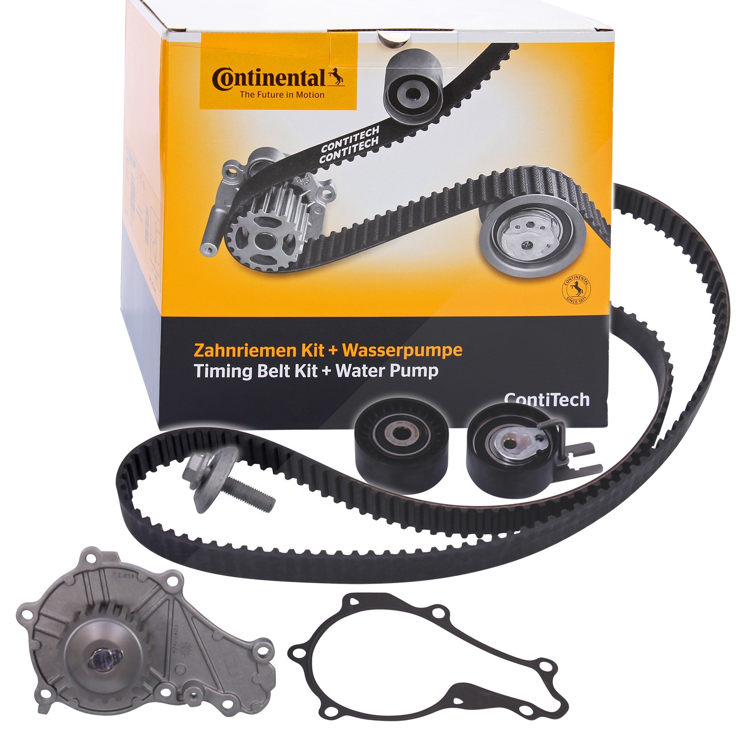Continental Ctam Wasserpumpe + Zahnriemensatz [Hersteller-Nr. CT1063WP2] für Toyota, Citroën, Peugeot, Mazda, Ford