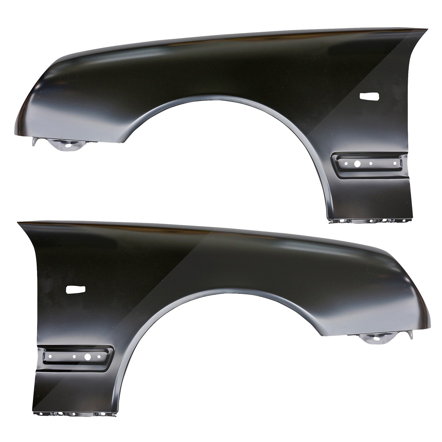 Bestprice 2x Kotflügel vorne li+re mit Blinkerloch [Hersteller-Nr. 31407114] für Mercedes-Benz