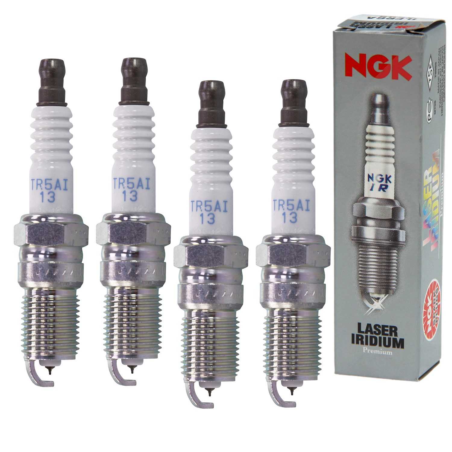 Ngk 4x Zündkerze [Hersteller-Nr. 90813] für Mazda