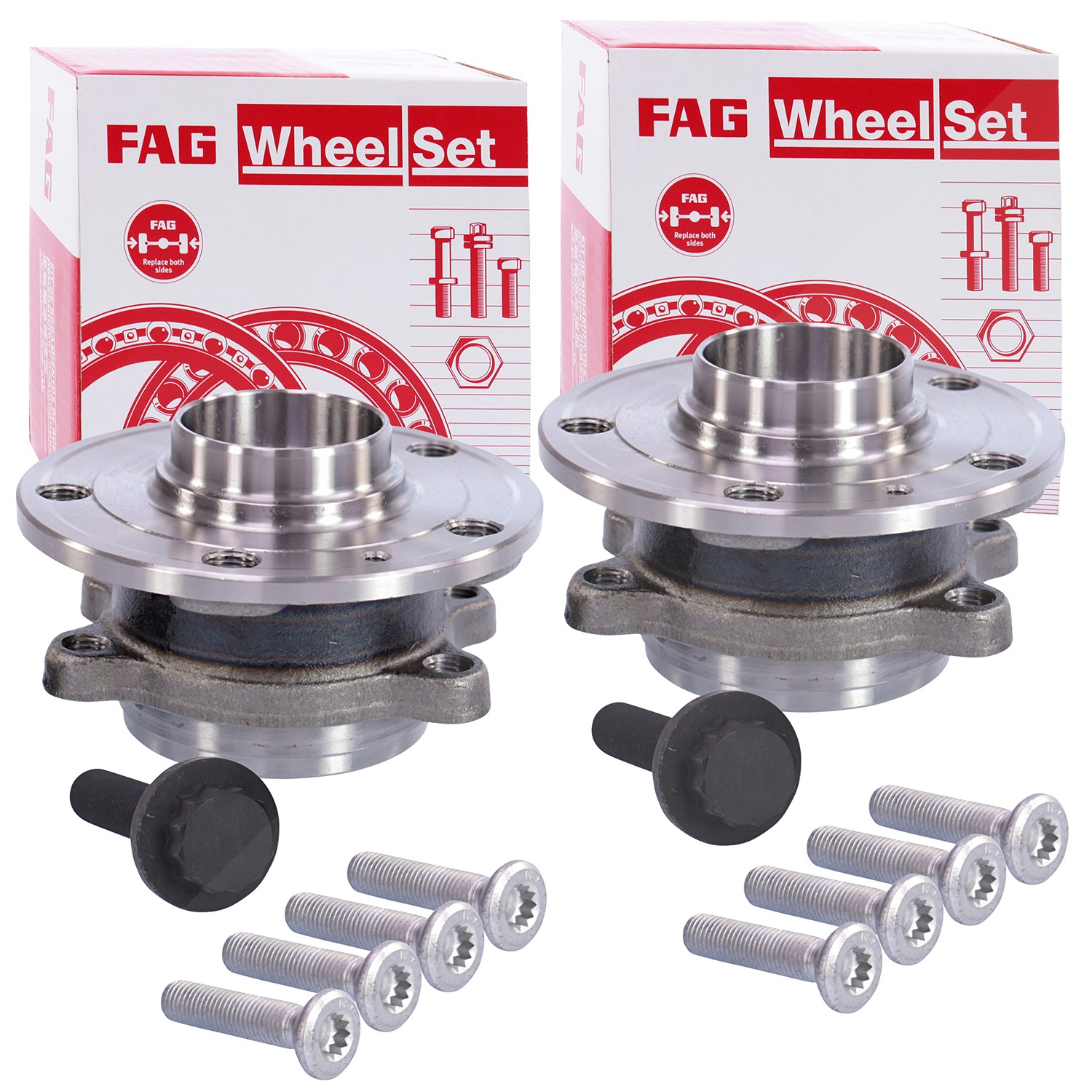 Schaeffler Fag 2x Radlagersatz, vorne [Hersteller-Nr. 713610610] für Seat, Skoda, VW, Audi