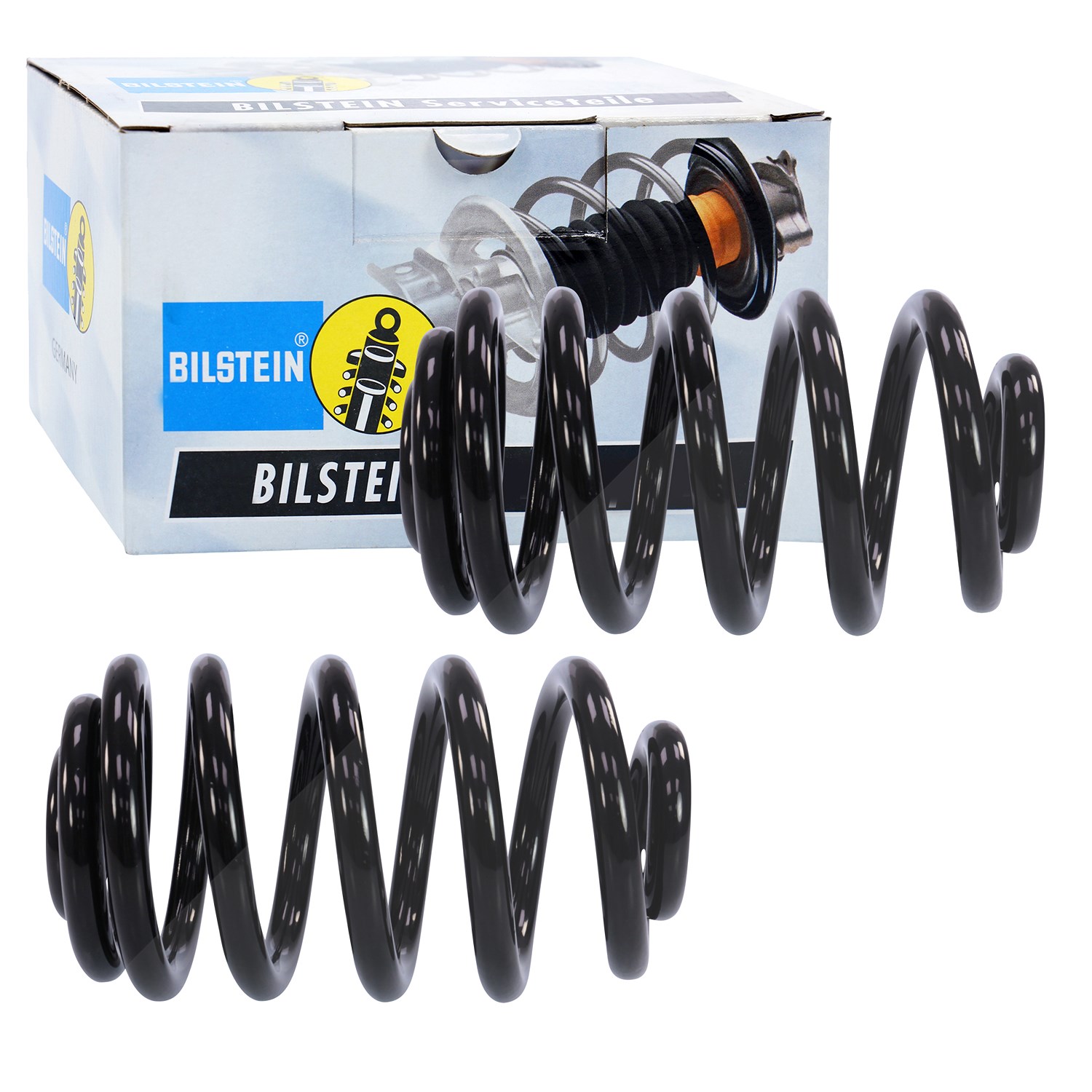 Bilstein 2x Fahrwerksfeder hinten [Hersteller-Nr. 38-228599] für BMW