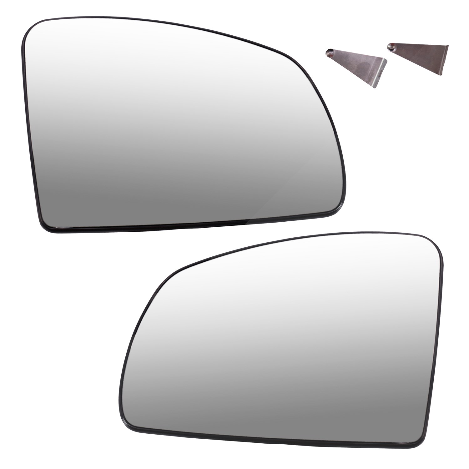 Bestprice 2x Spiegelglas [Hersteller-Nr. 31407036] für Opel
