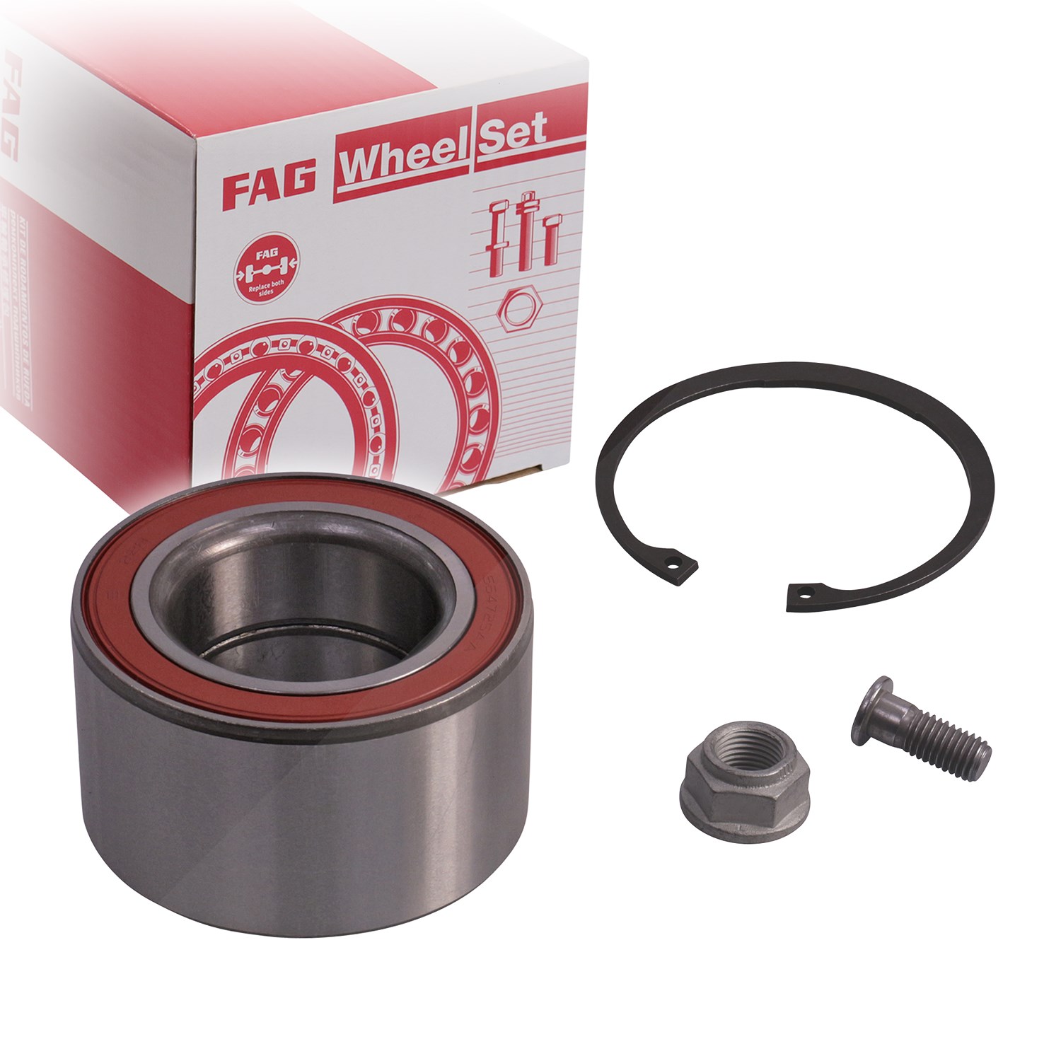 Schaeffler Fag 1x Radlagersatz, hinten [Hersteller-Nr. 713610400] für VW