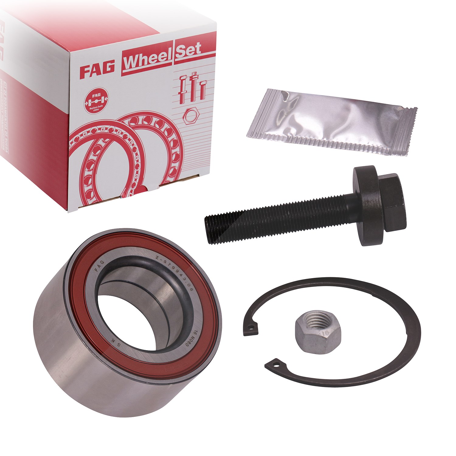 Schaeffler Fag 1x Radlagersatz [Hersteller-Nr. 713610450] für Seat, VW, Ford
