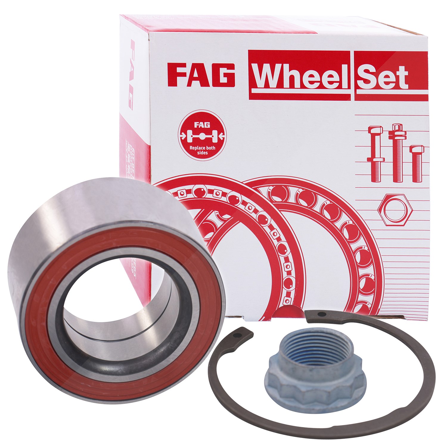 Schaeffler Fag 1x Radlagersatz, hinten [Hersteller-Nr. 713649300] für BMW
