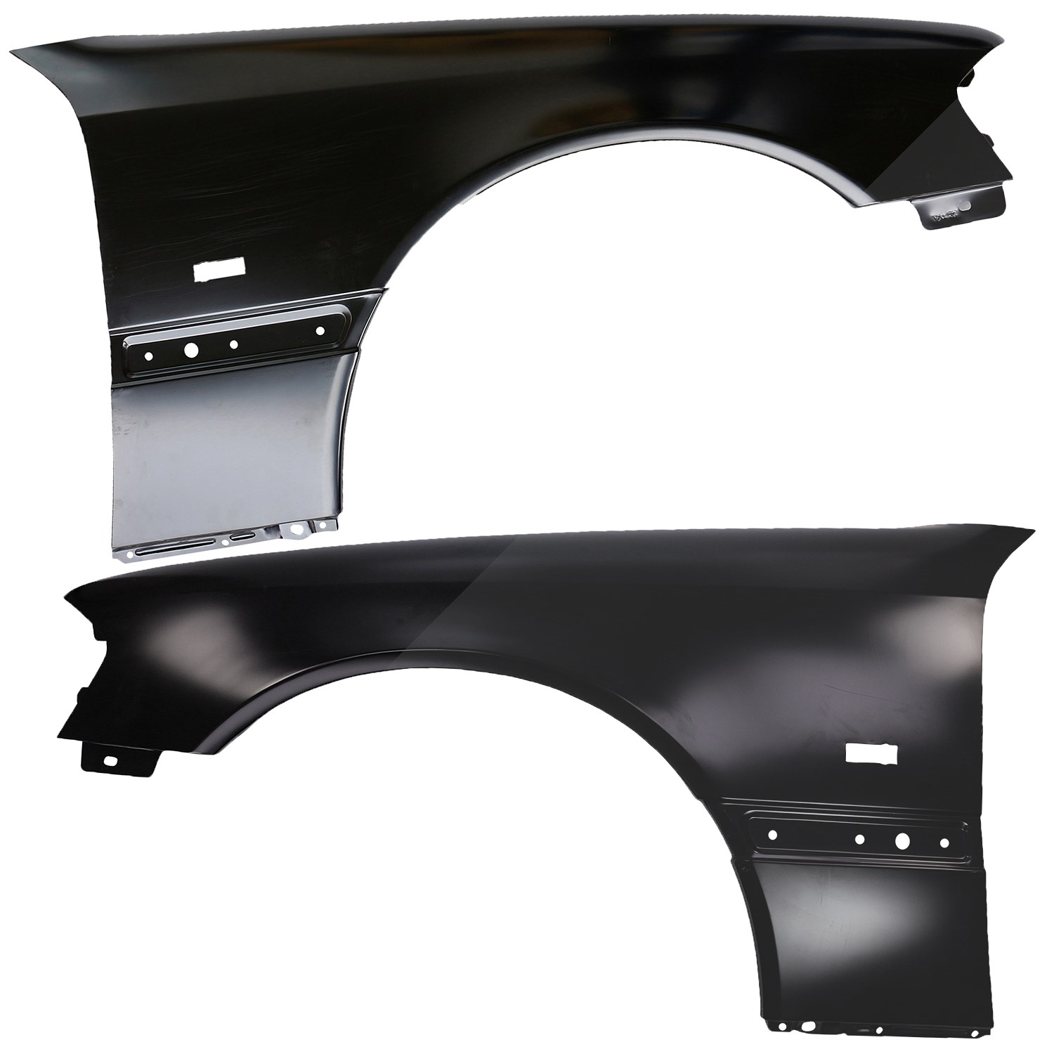 Bestprice 2x Kotflügel vorne li+re mit Blinkerloch [Hersteller-Nr. 31407125] für Mercedes-Benz