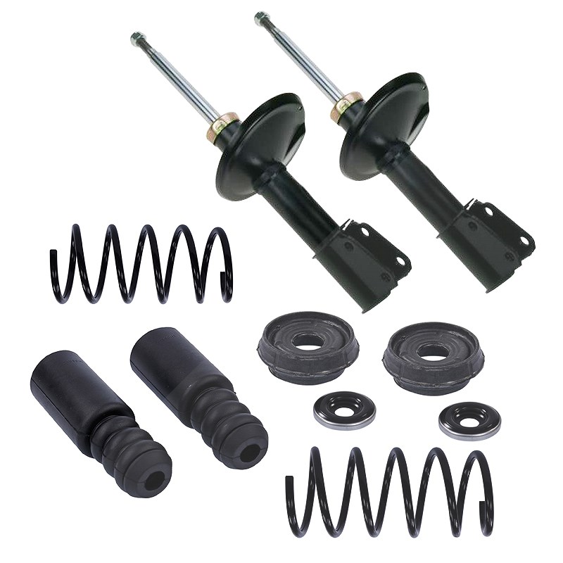 Bestprice 2x Stossdämpfer vorne Domlager Staubschutz Feder [Hersteller-Nr. 31418747] für Renault