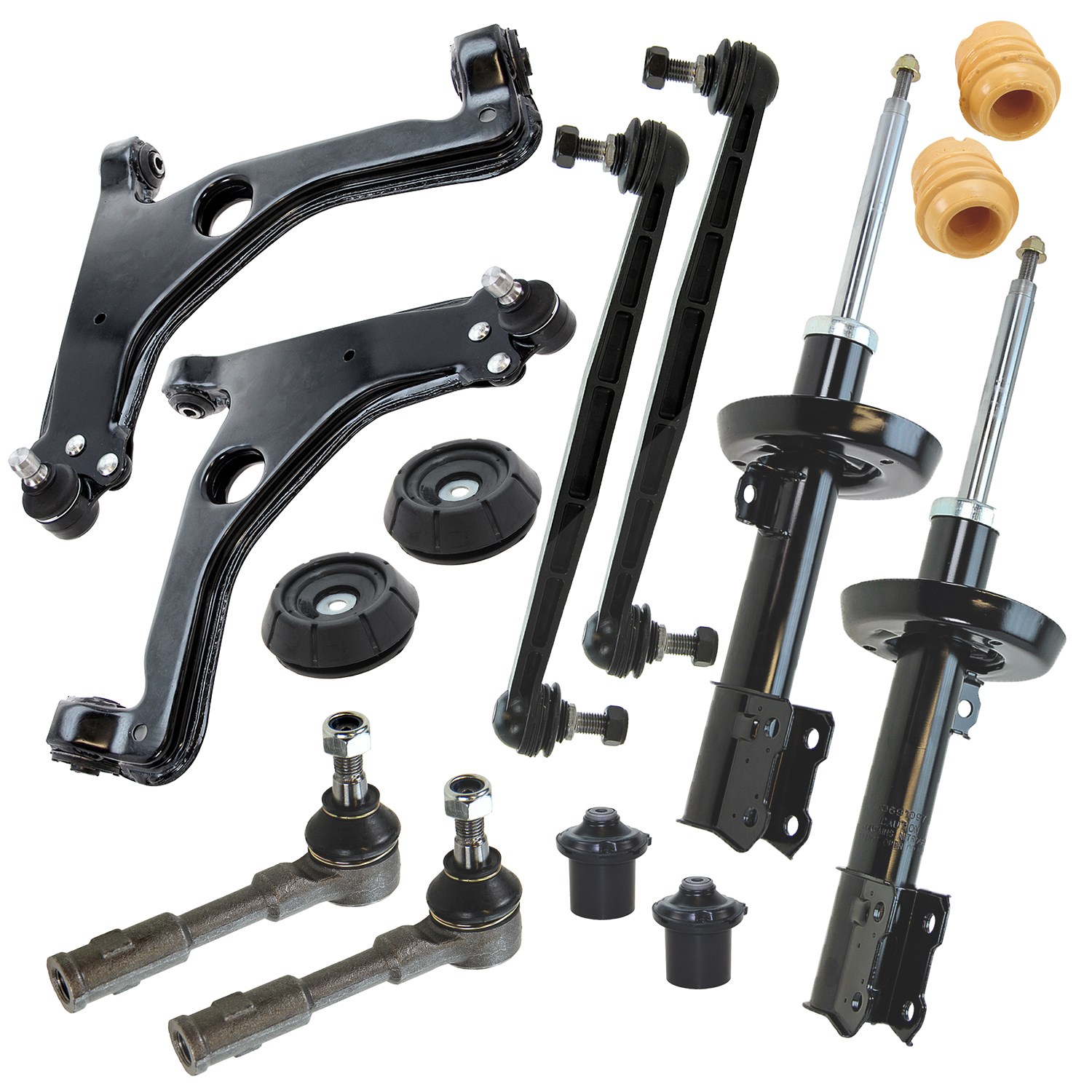 Bestprice 2x Stossdämpfer Komplett Set inkl. Radaufhängung [Hersteller-Nr. 31418487] für Vauxhall, Opel