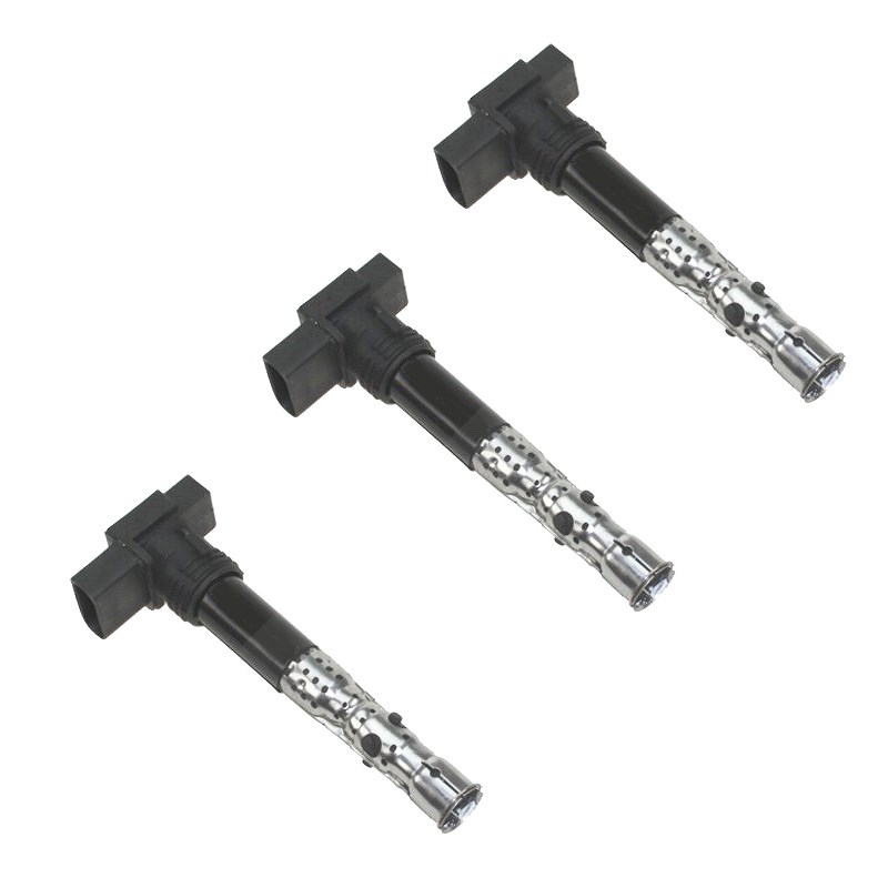 Bestprice 3x Stabzündspule Zündspule [Hersteller-Nr. 31441200] für Seat, VW, Skoda
