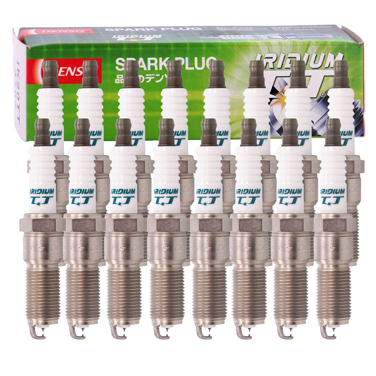 Denso 16x Zündkerze Iridium [Hersteller-Nr. ITL16TT] für Jeep, Chrysler